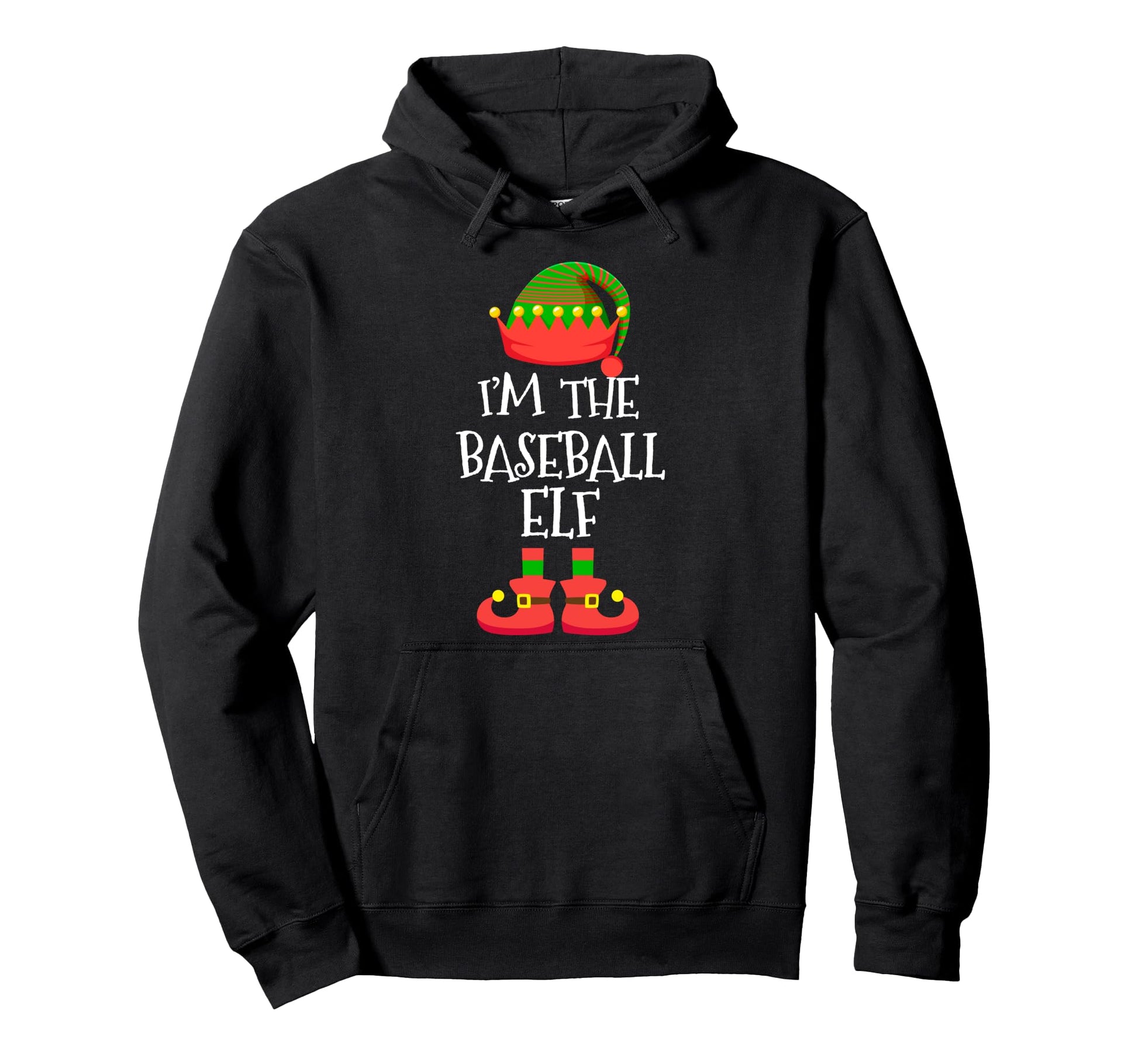 Im Baseball Elf Holiday Elf Squad Elves Hoodie - Streetwear Style Unisex - T-Shirt, Sweatshirt, Hoodie