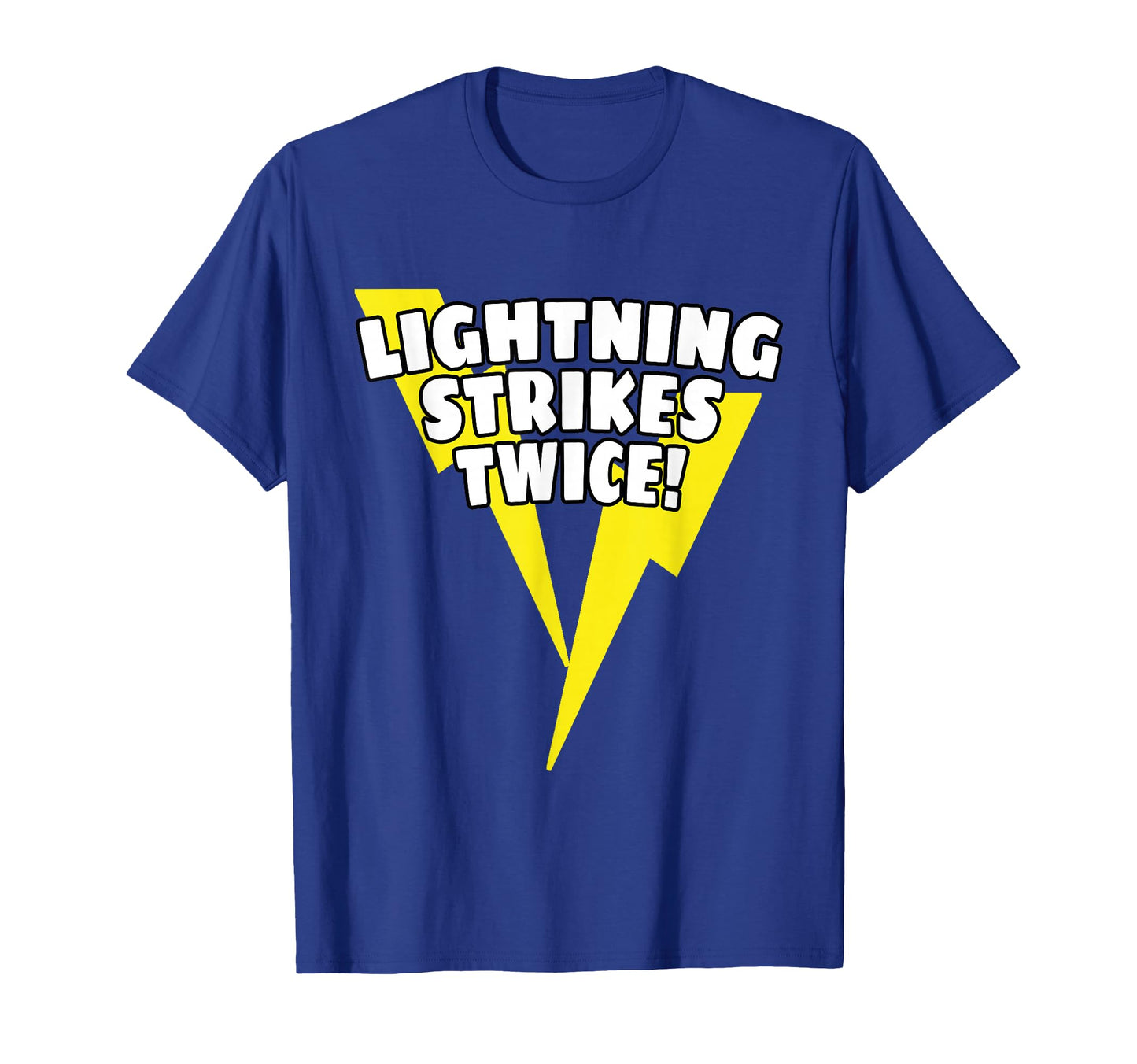 Lightning Strikes Twice Hockey T-Shirt - Casual Everyday Wear Unisex - T-Shirt, Sweatshirt, Hoodie