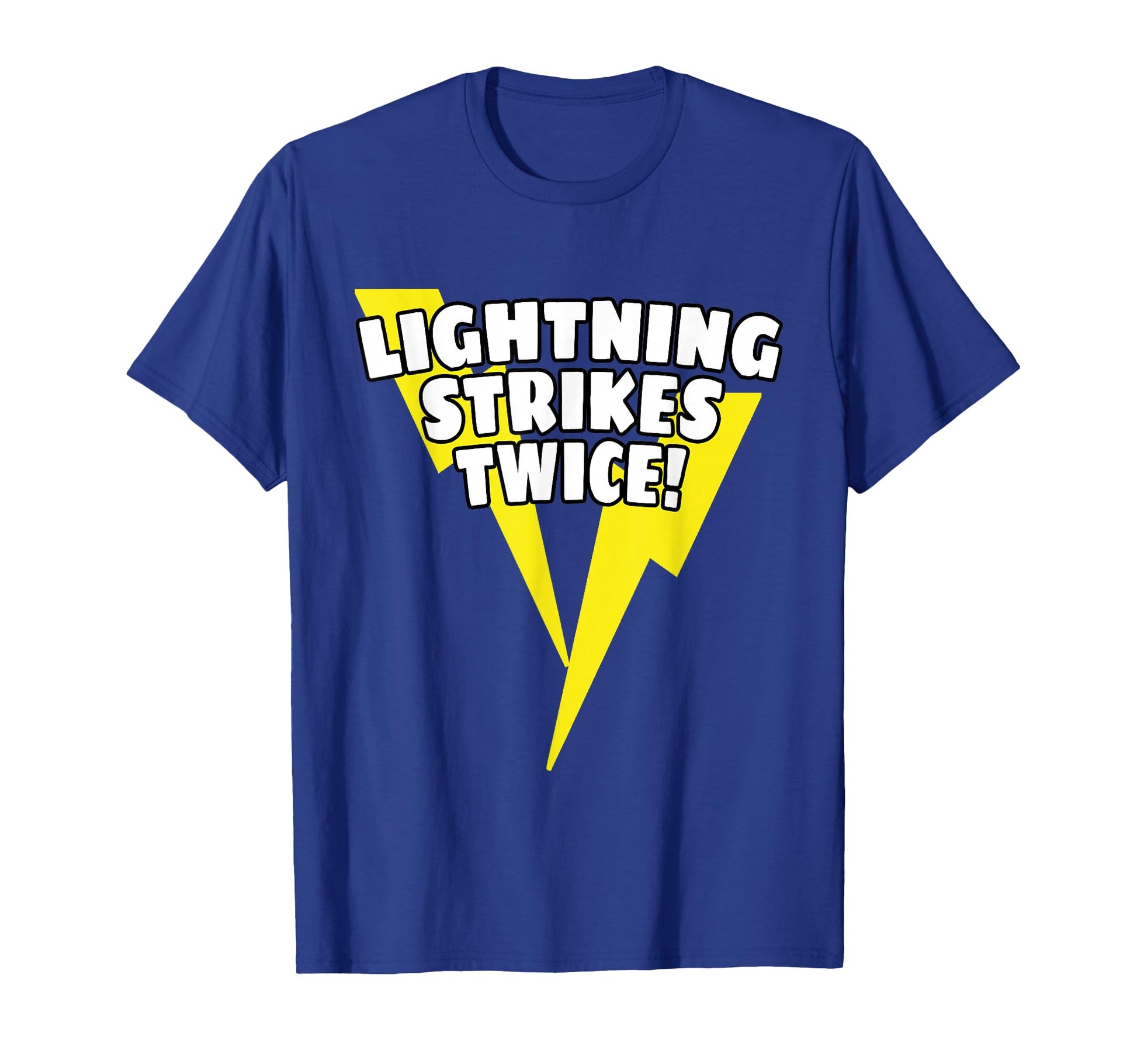 Lightning Strikes Twice Hockey T-Shirt - Casual Everyday Wear Unisex - T-Shirt, Sweatshirt, Hoodie