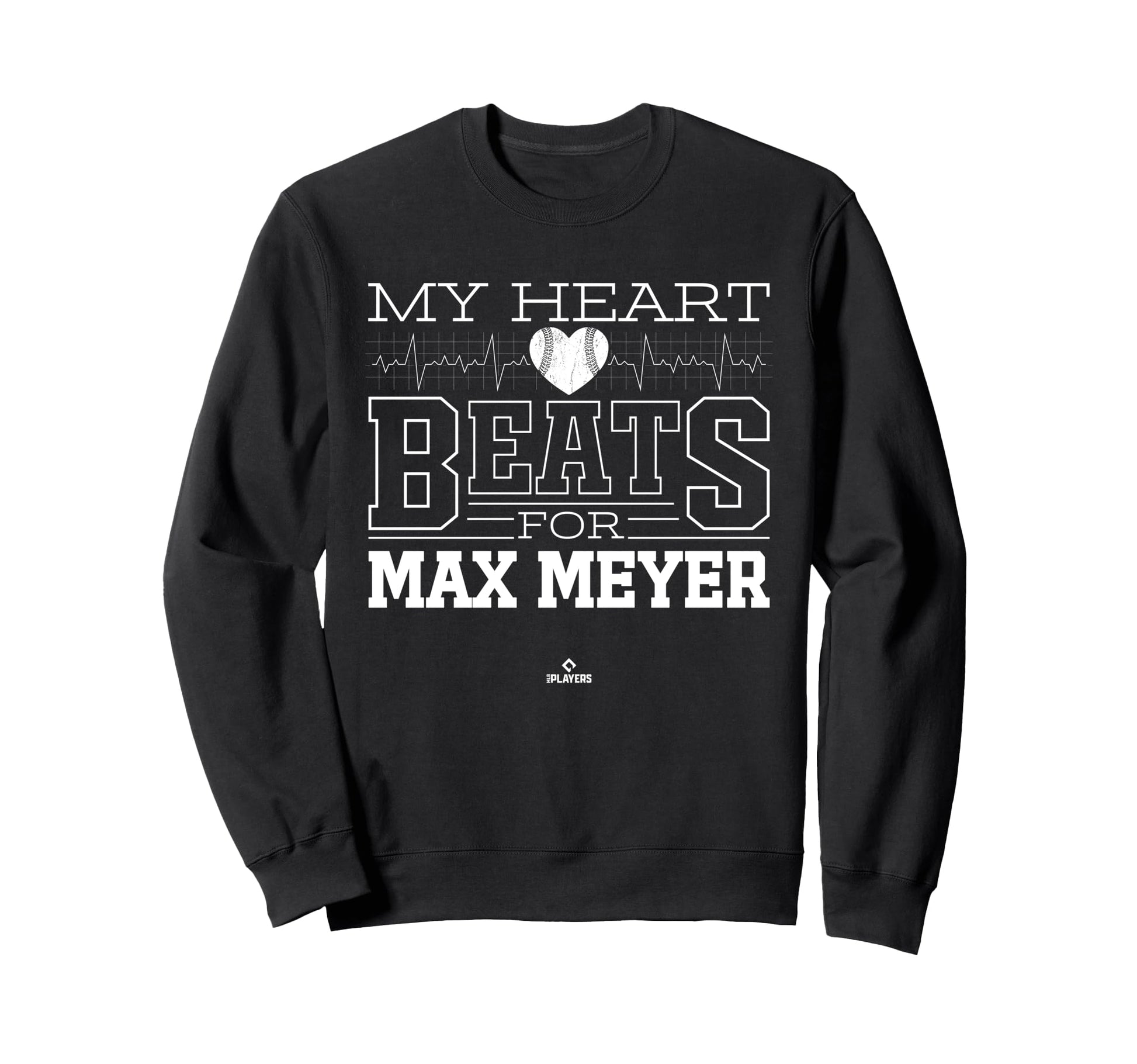 My Heart Beats Max Meyer Prospect Sweatshirt - Novelty Apparel for Adults - T-Shirt, Sweatshirt, Hoodie