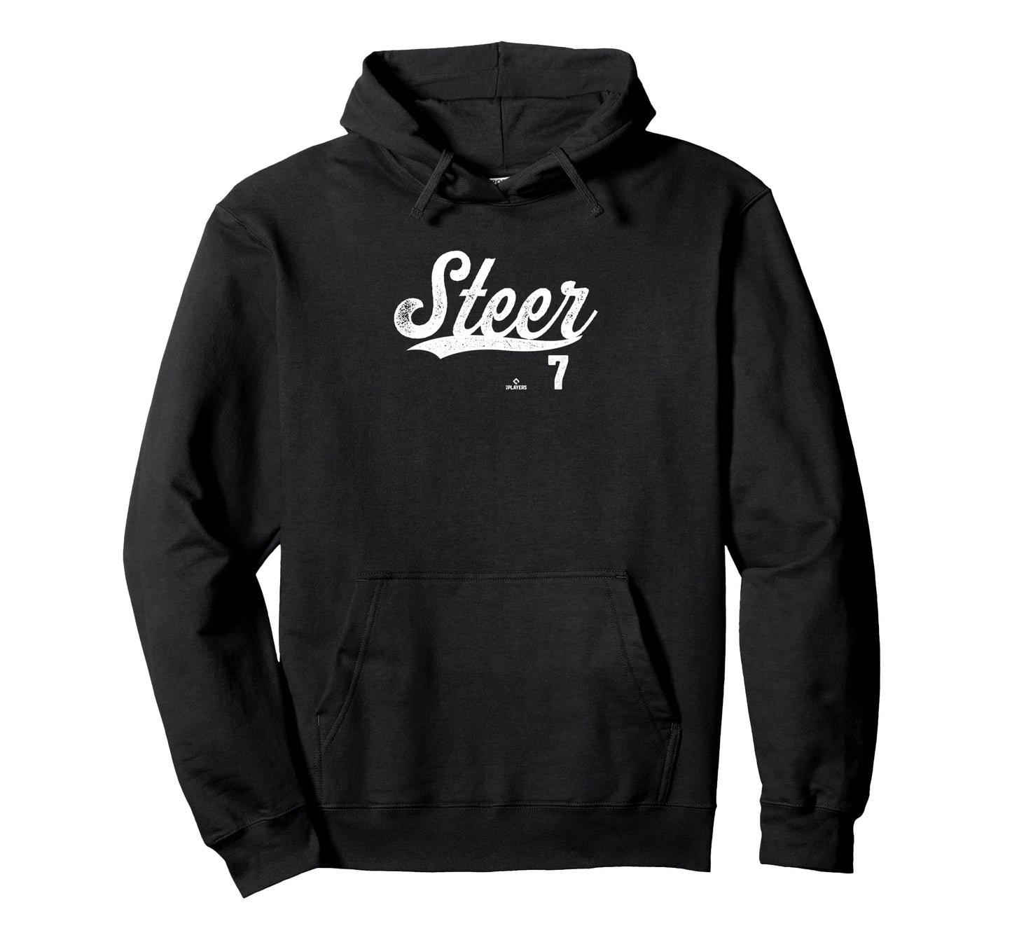 Distressed Swoosh Spencer Steer Hoodie - Trendy Graphic Men Women - T-Shirt, Sweatshirt, Hoodie