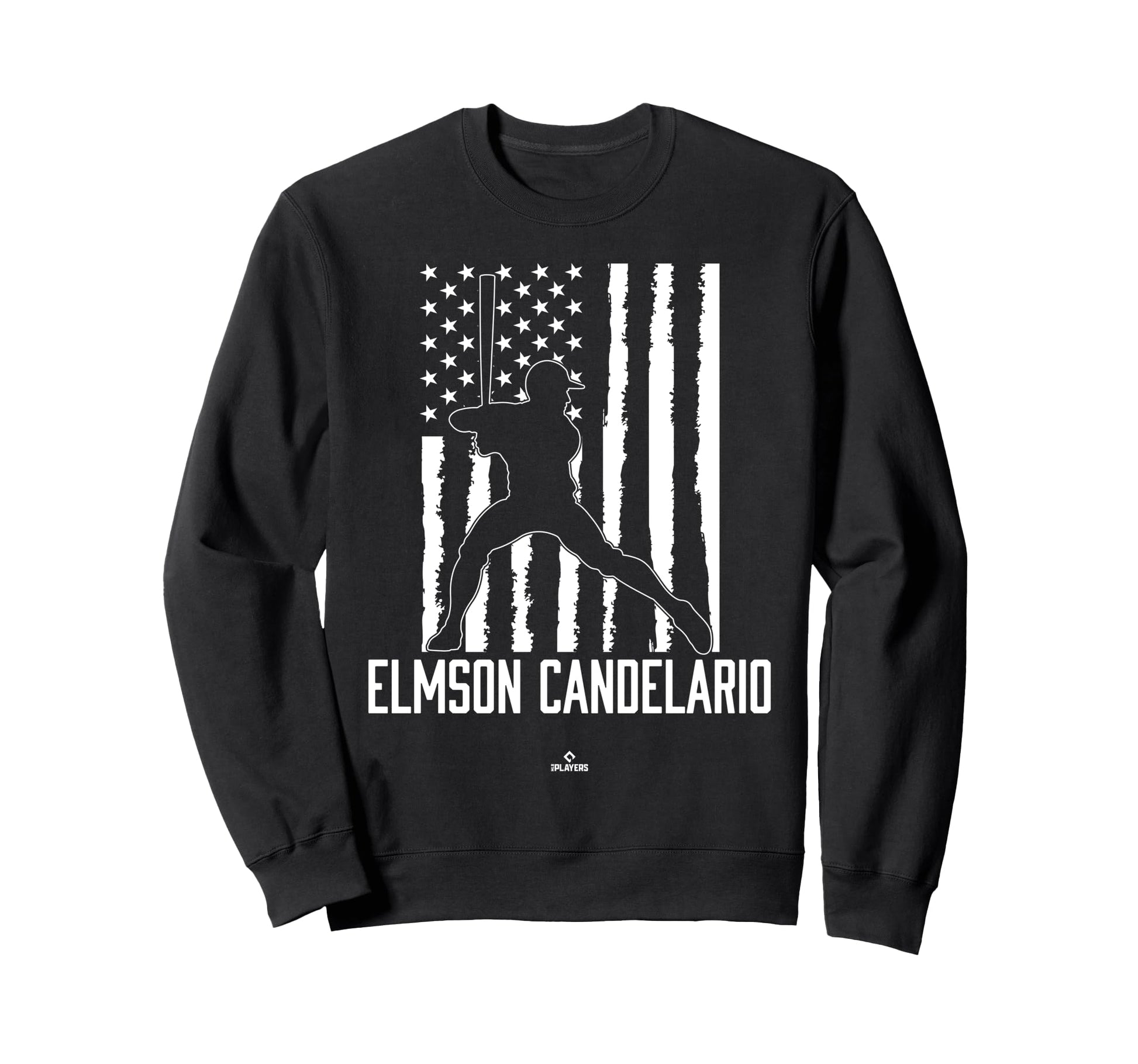 Distressed Flag Swing Elmson Sweatshirt - Aesthetic Graphic for Adults - T-Shirt, Sweatshirt, Hoodie