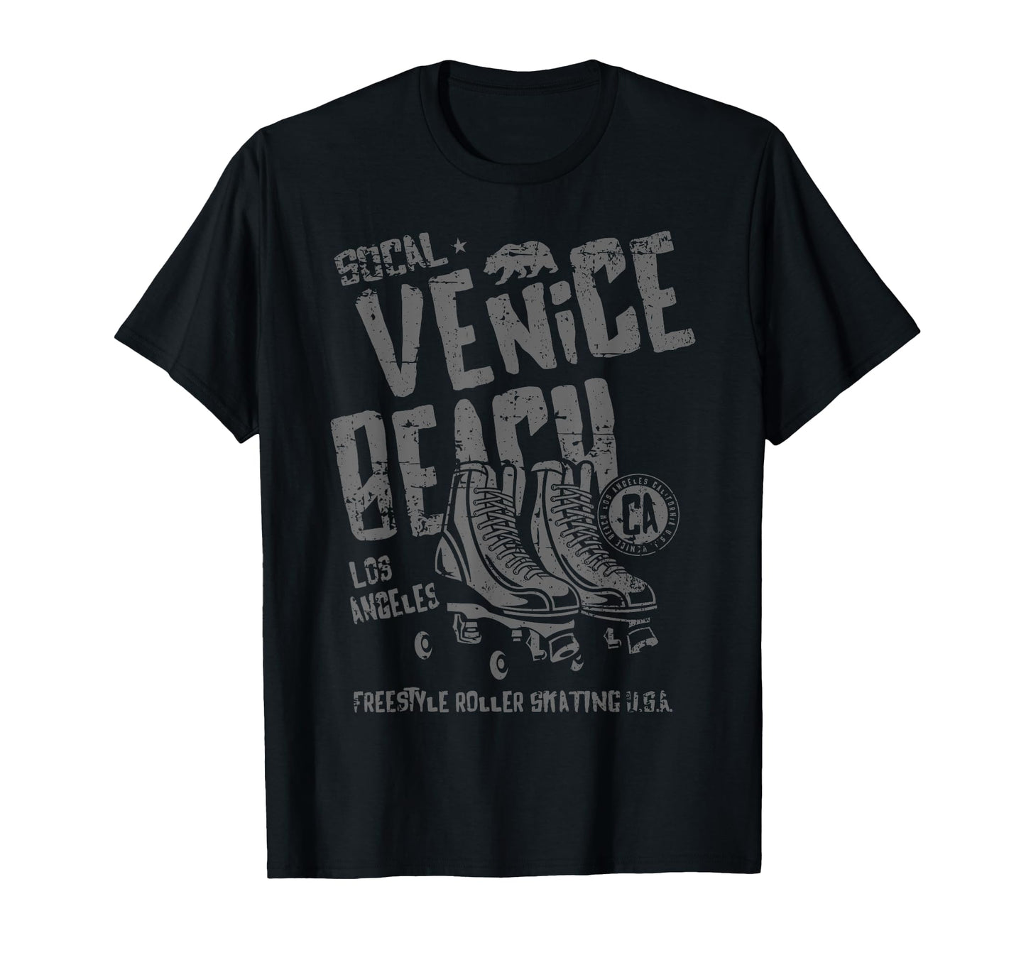 Venice Beach California Roller Skate T-Shirt - Graphic Print Men Women - T-Shirt, Sweatshirt, Hoodie