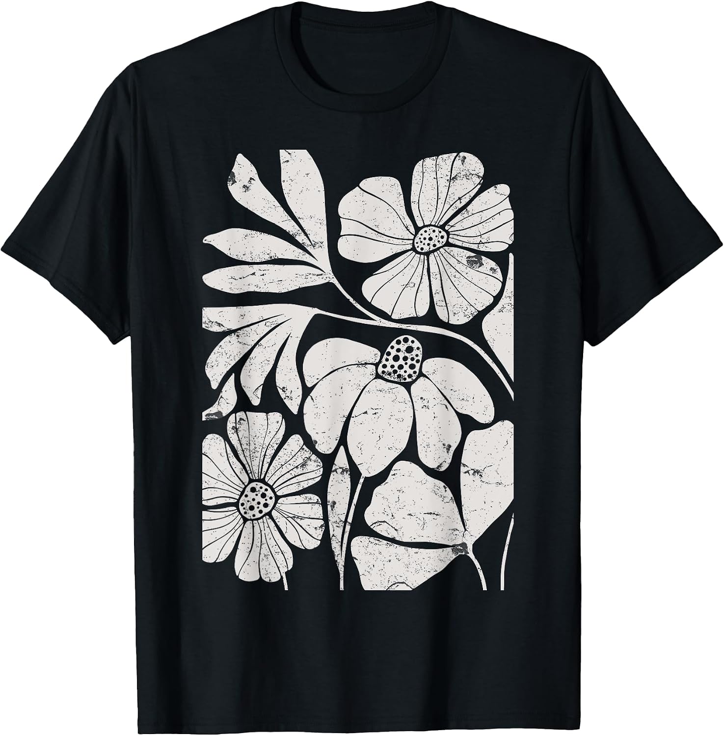 BohoBloom Vintage Vibe Boho Art Floral Apparel - Adult & Kids T-Shirts, Sweatshirts & Hoodies apparel design preview 1
