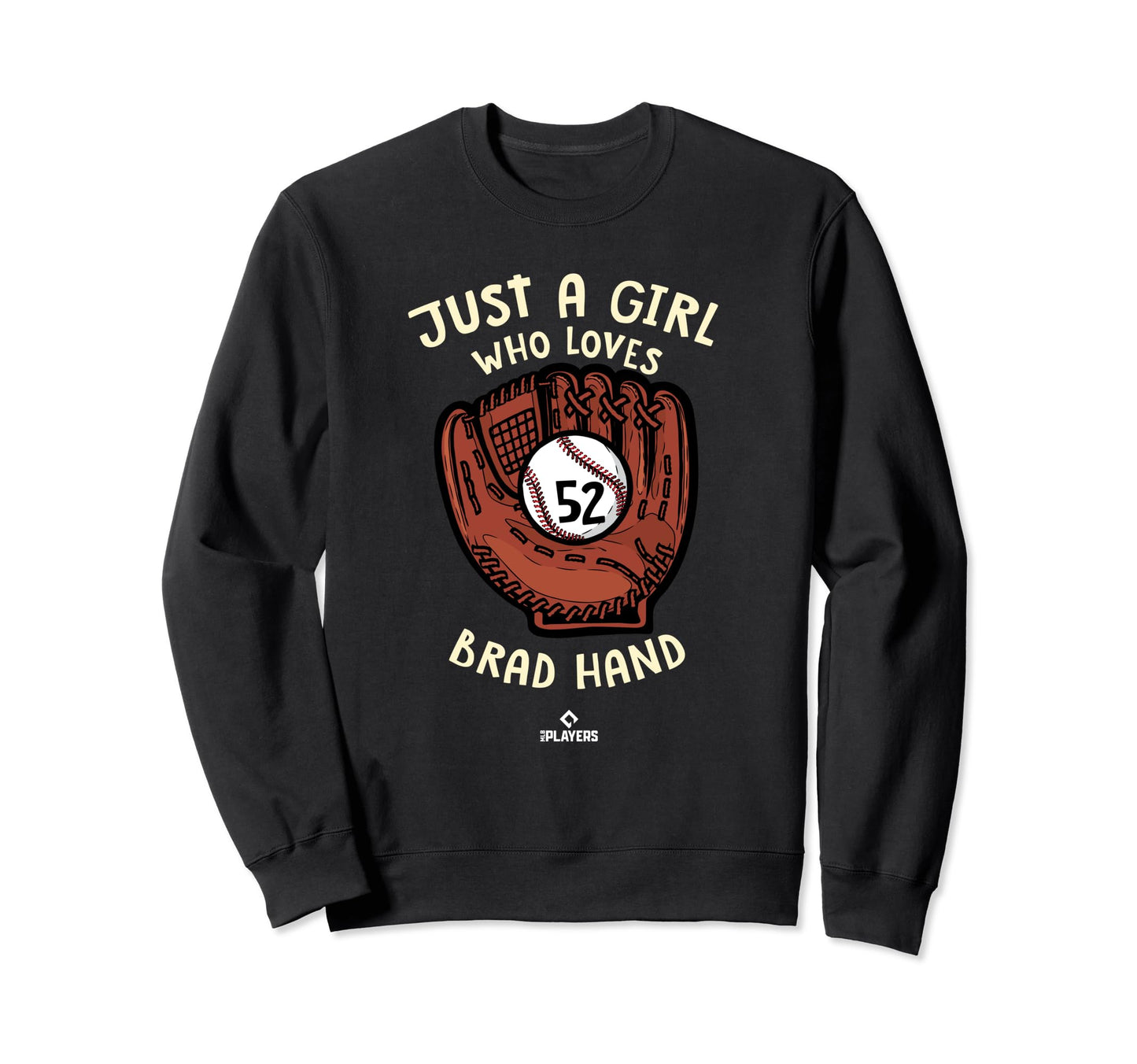 Who Loves Brad Hand New York Sweatshirt - Minimalist Print for Adults - T-Shirt, Sweatshirt, Hoodie