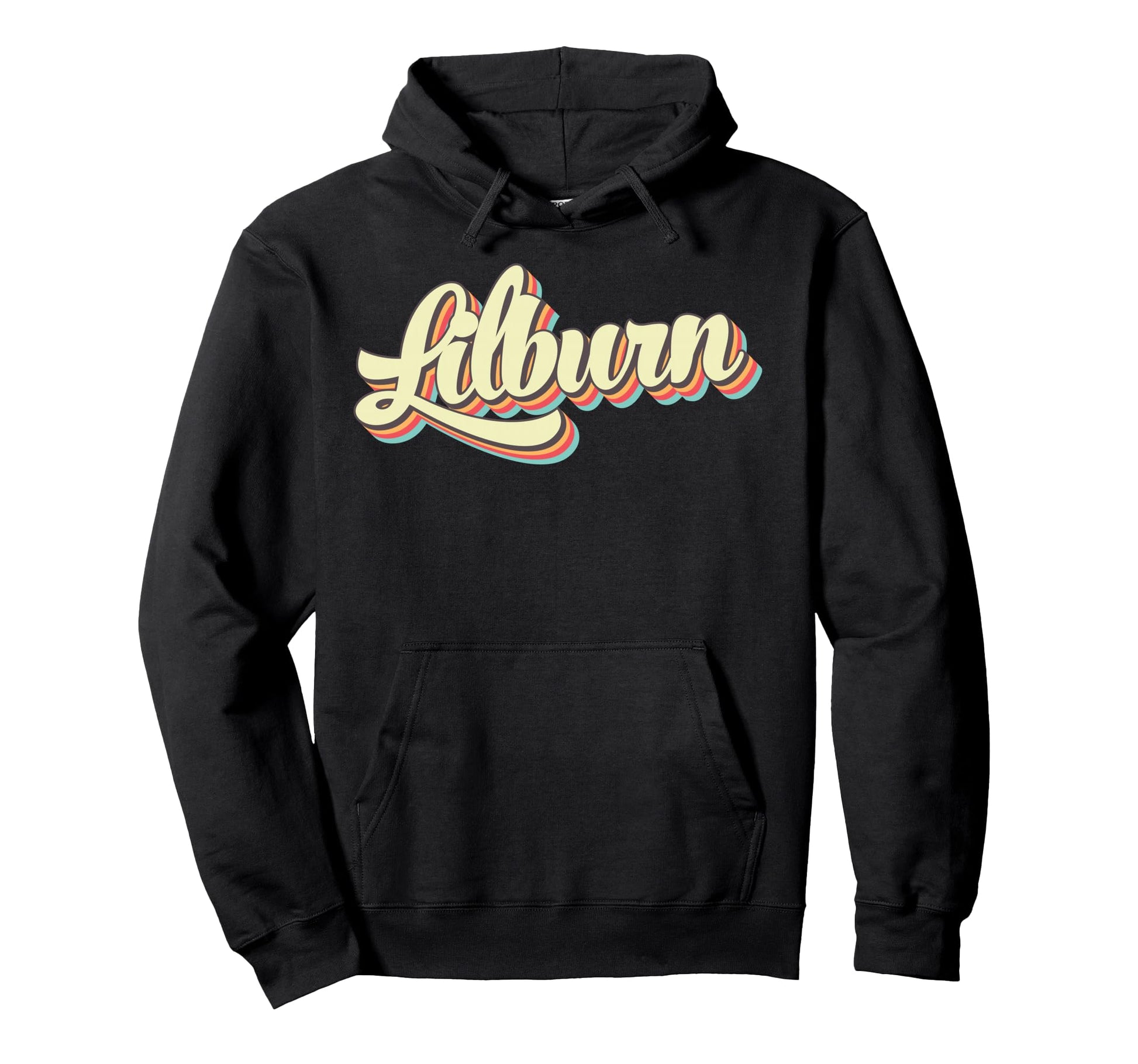 Lilburn Art Baseball Font Hoodie - Minimalist Print Men Women - T-Shirt, Sweatshirt, Hoodie