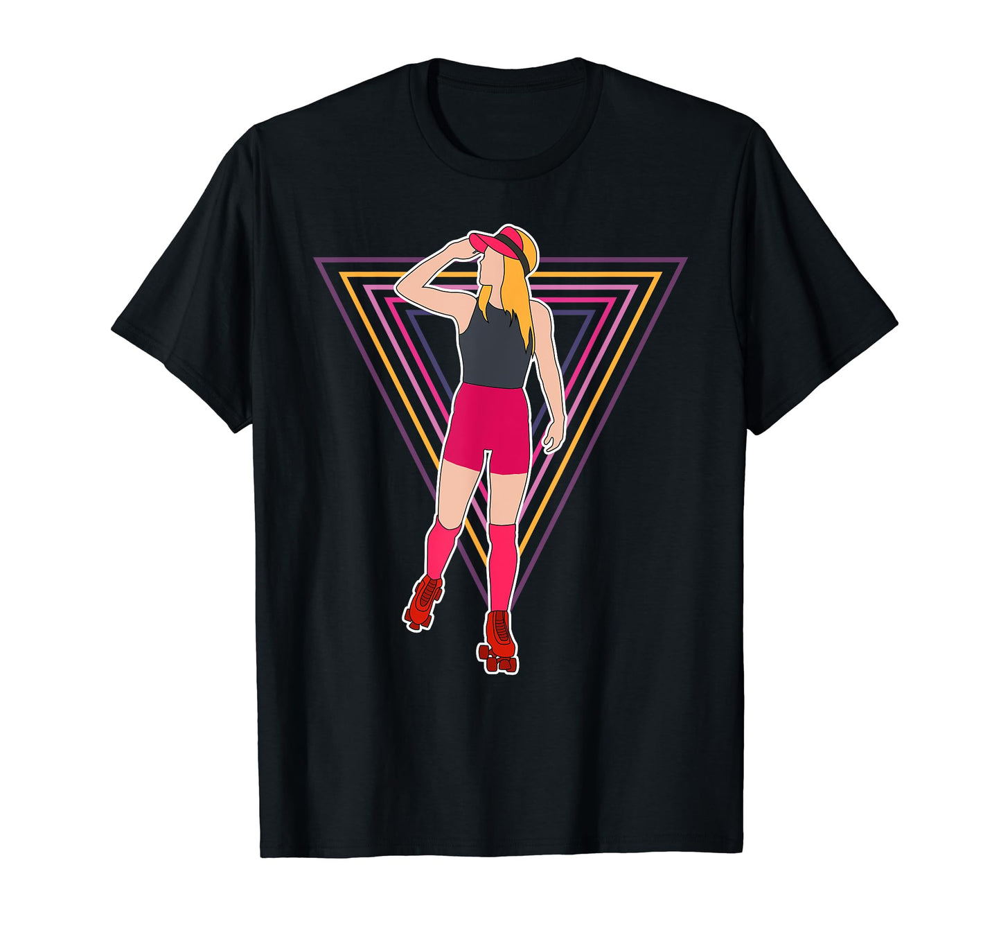 Roller Skating Rollerskate Roller T-Shirt - Trendy Graphic for Adults - T-Shirt, Sweatshirt, Hoodie