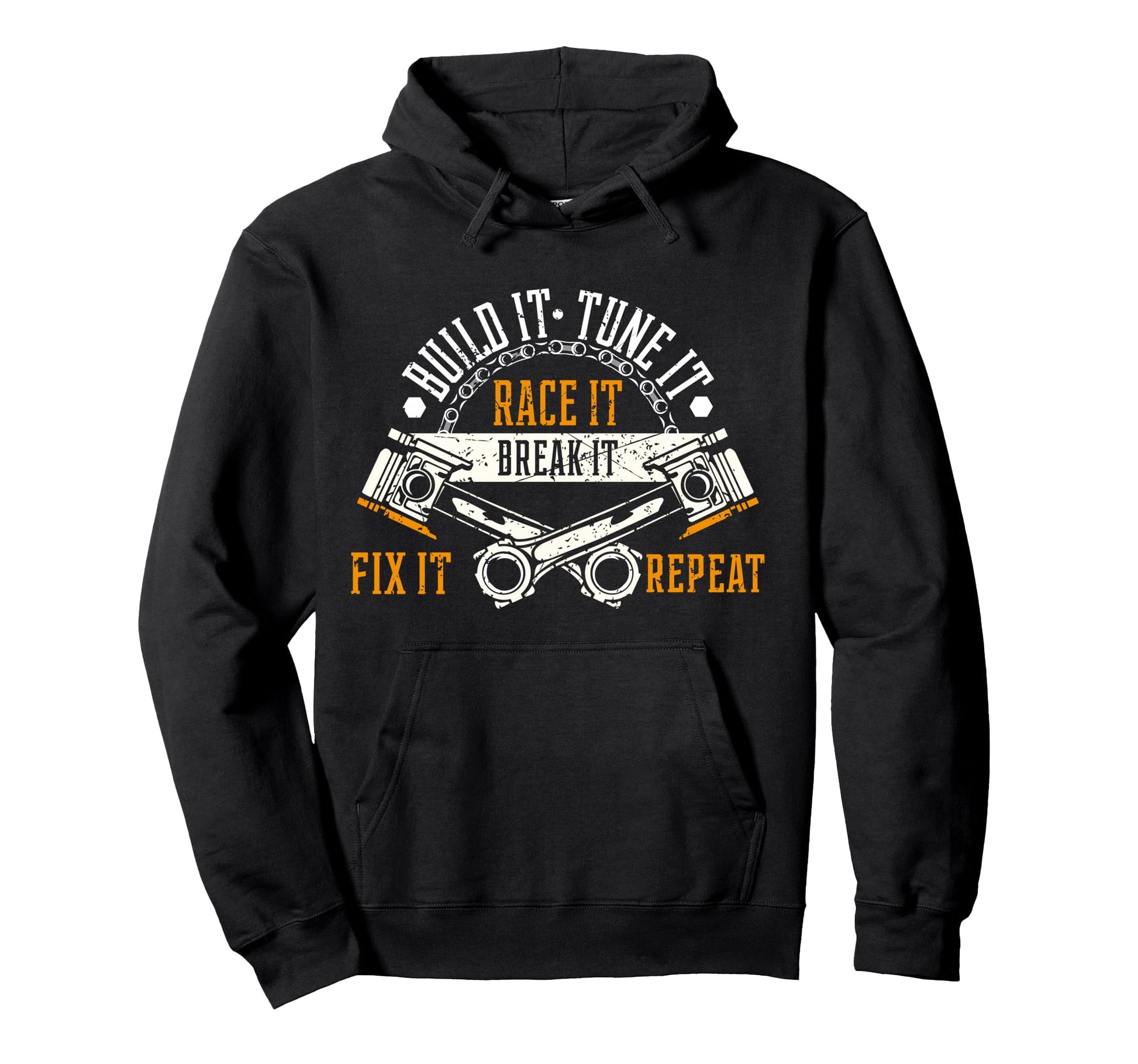 Funny Drag Race Race Mechanic Car Fan Hoodie - Custom Art Print Men Women - T-Shirt, Sweatshirt, Hoodie
