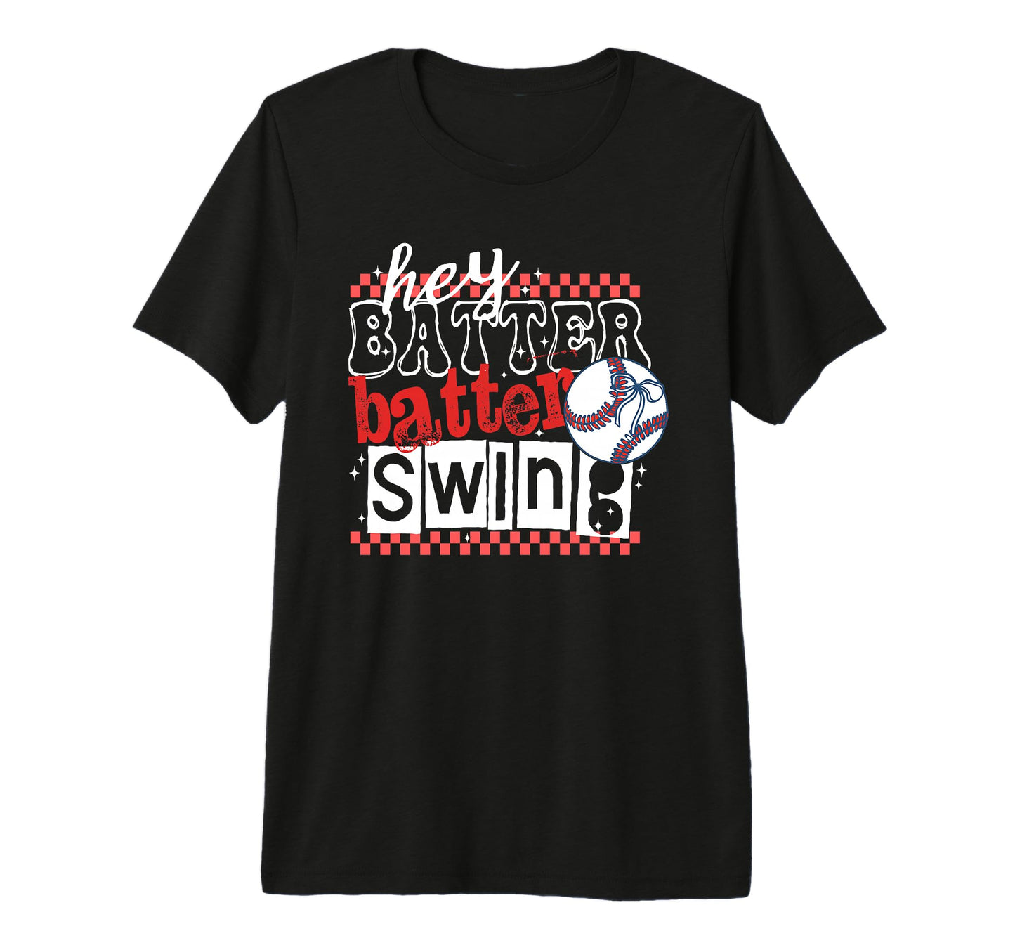 Hey Baseball Batter Batter Swing T-Shirt - Streetwear Style for Adults - T-Shirt, Sweatshirt, Hoodie
