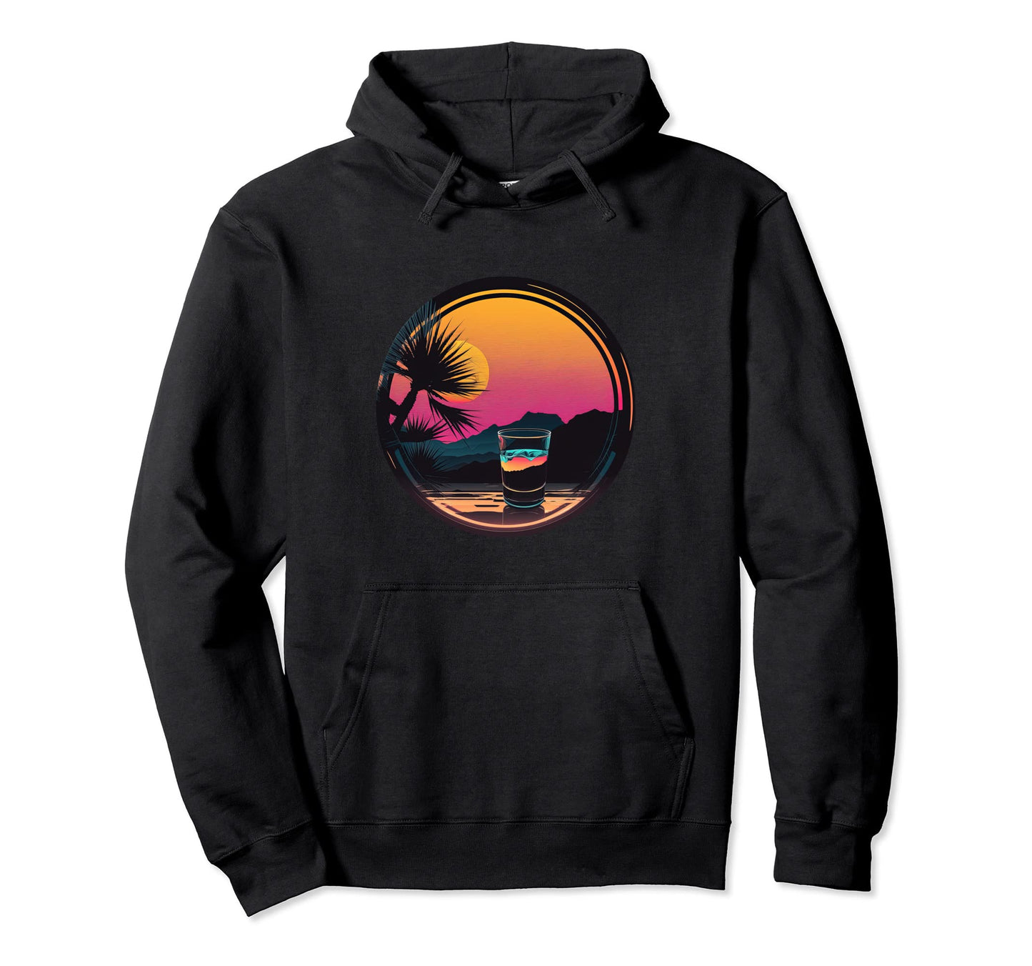 Tequila Synthwave 80S Retrowave Hoodie - Aesthetic Graphic Men Women - T-Shirt, Sweatshirt, Hoodie