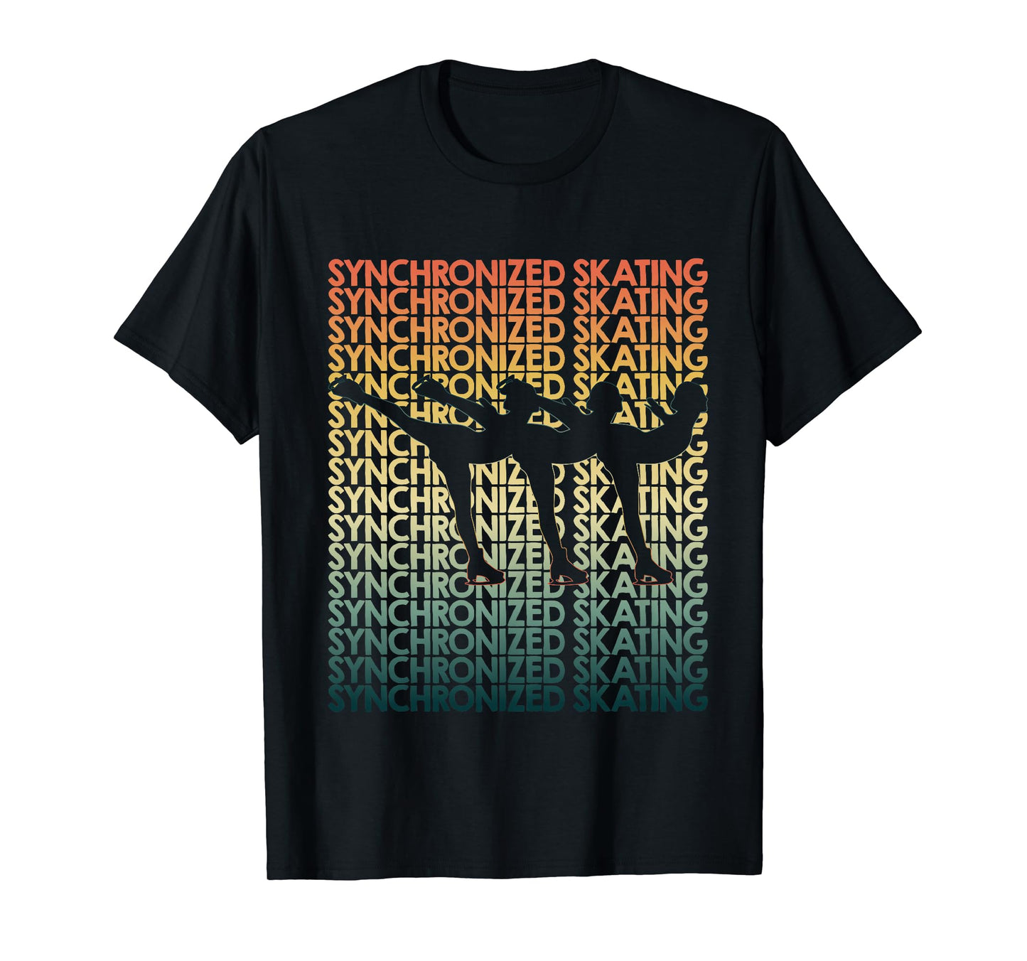 Synchronized Skating Repetitive T-Shirt - Streetwear Style Unisex - T-Shirt, Sweatshirt, Hoodie