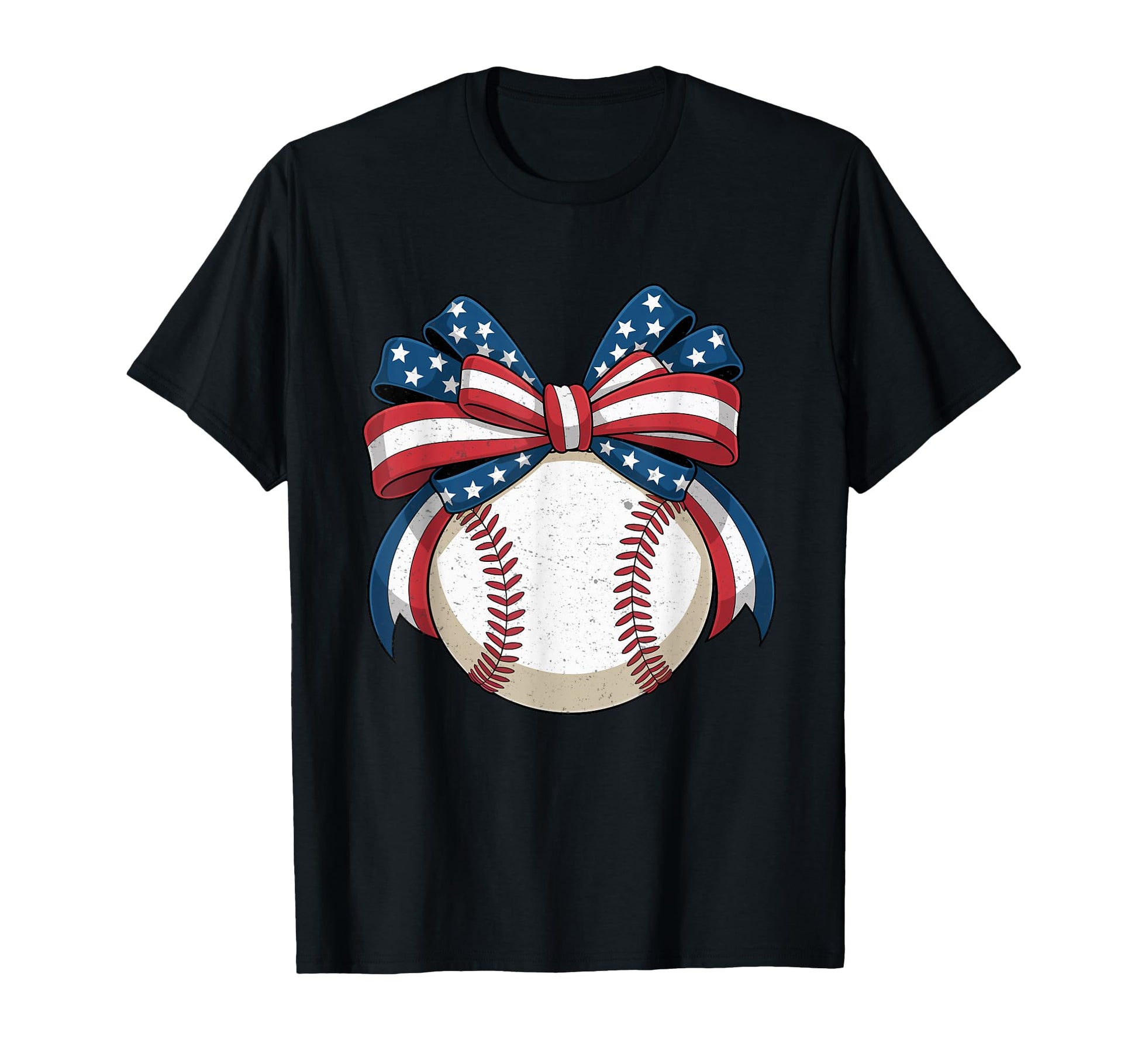 Patriotic Baseball 4Th July Usa American T-Shirt - Graphic Print Men Women - T-Shirt, Sweatshirt, Hoodie