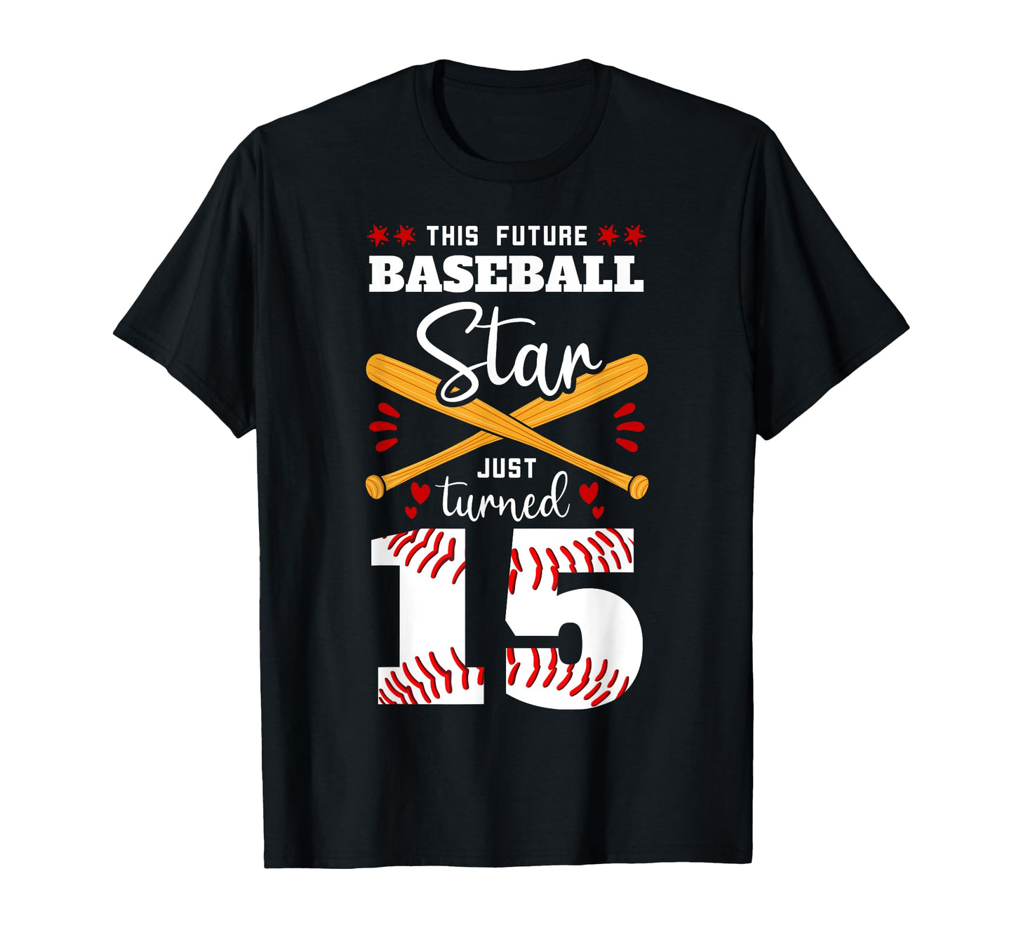 This Future Baseball Star Just T-Shirt - Custom Art Print for Adults - T-Shirt, Sweatshirt, Hoodie