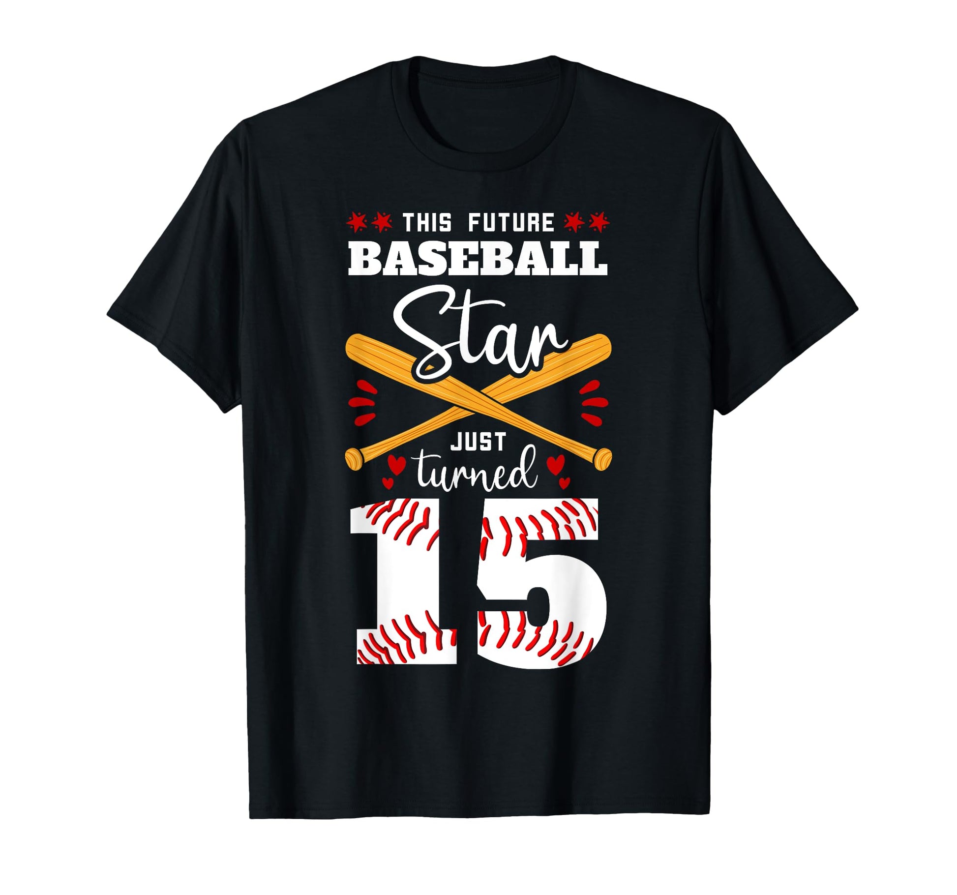 This Future Baseball Star Just T-Shirt - Custom Art Print for Adults - T-Shirt, Sweatshirt, Hoodie