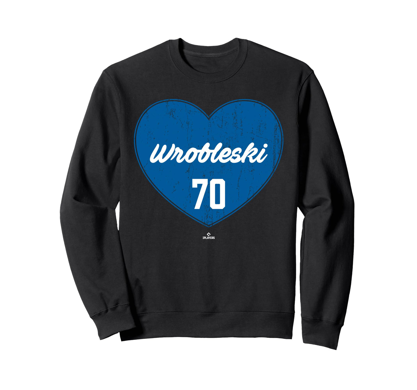Distressed Heart Justin Wrobleski Sweatshirt - Unique Graphic for Adults - T-Shirt, Sweatshirt, Hoodie