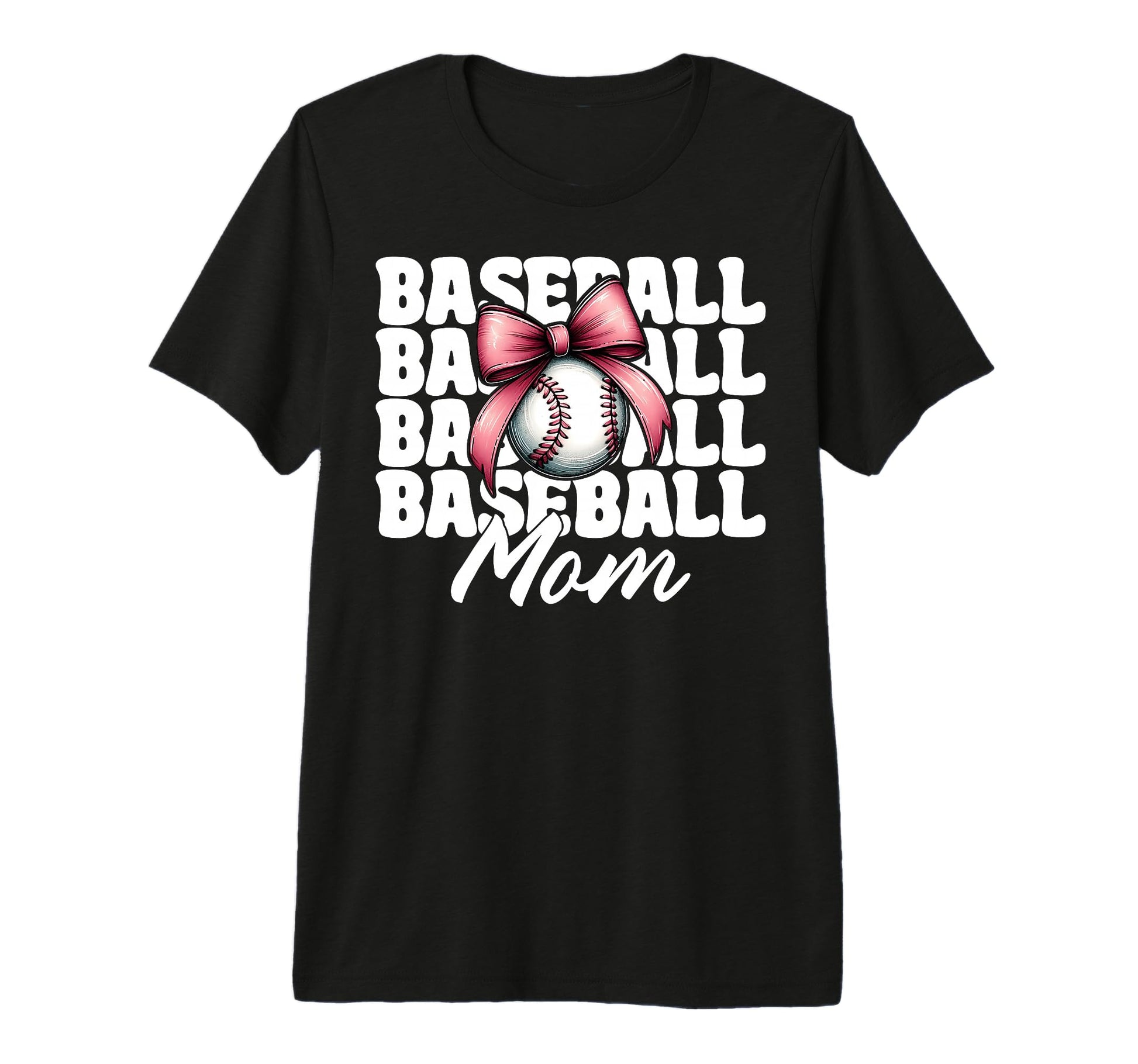 Baseball Mom Baseball Mama Mothers Day T-Shirt - Graphic Print Unisex - T-Shirt, Sweatshirt, Hoodie