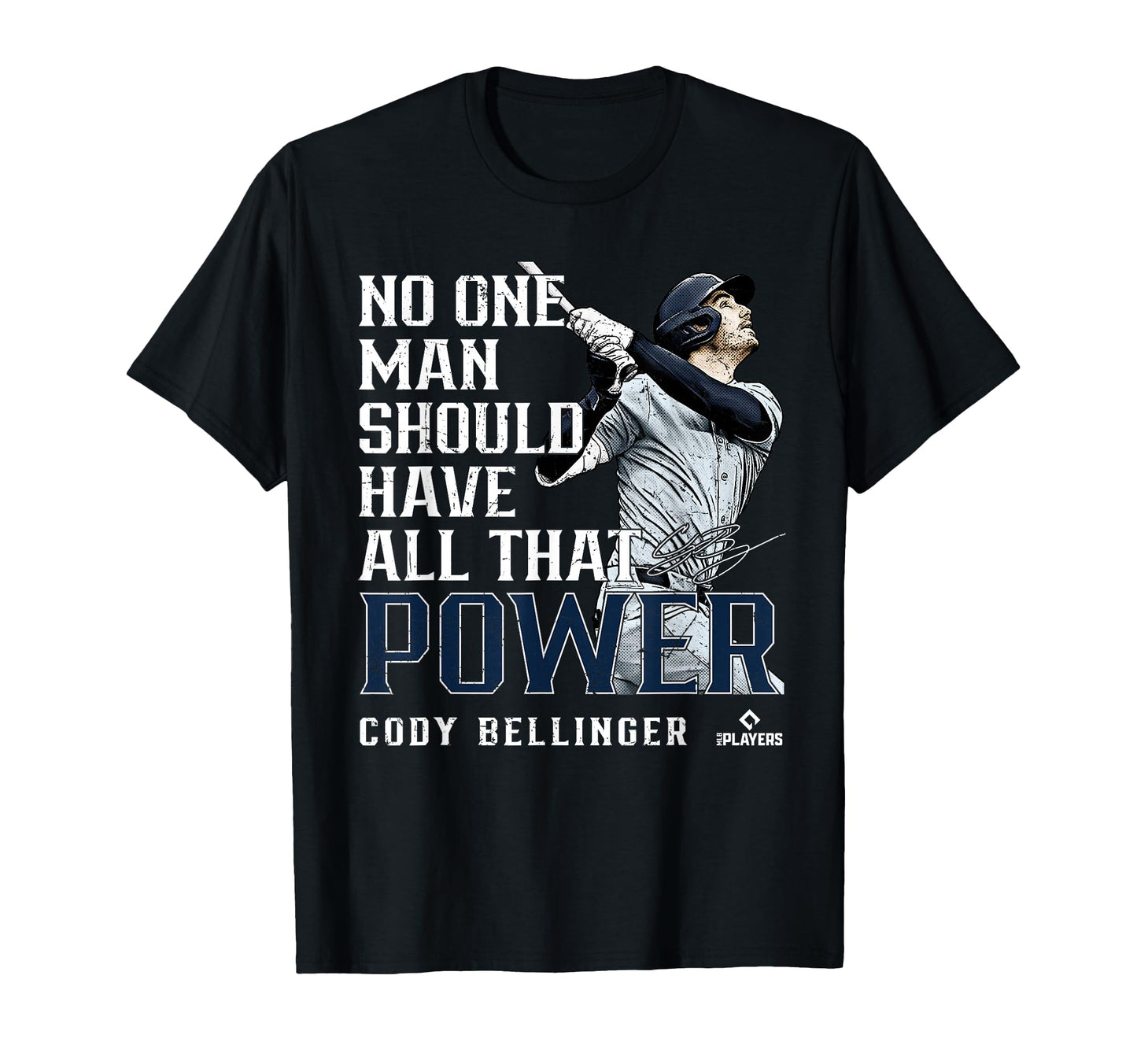 Cody Bellinger Power New York Baseball T-Shirt - Unique Graphic for Adults - T-Shirt, Sweatshirt, Hoodie