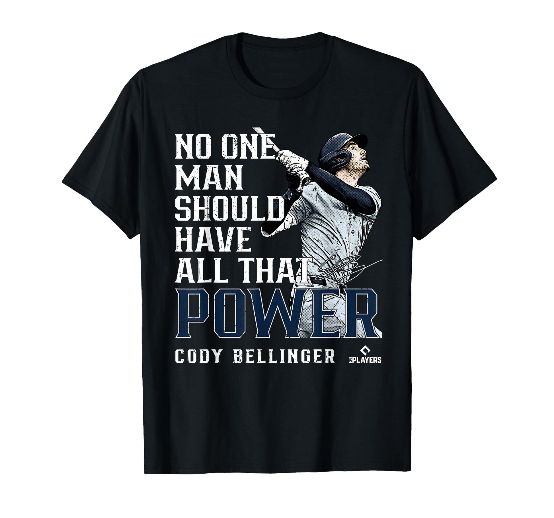 Cody Bellinger Power New York Baseball T-Shirt - Unique Graphic for Adults - T-Shirt, Sweatshirt, Hoodie