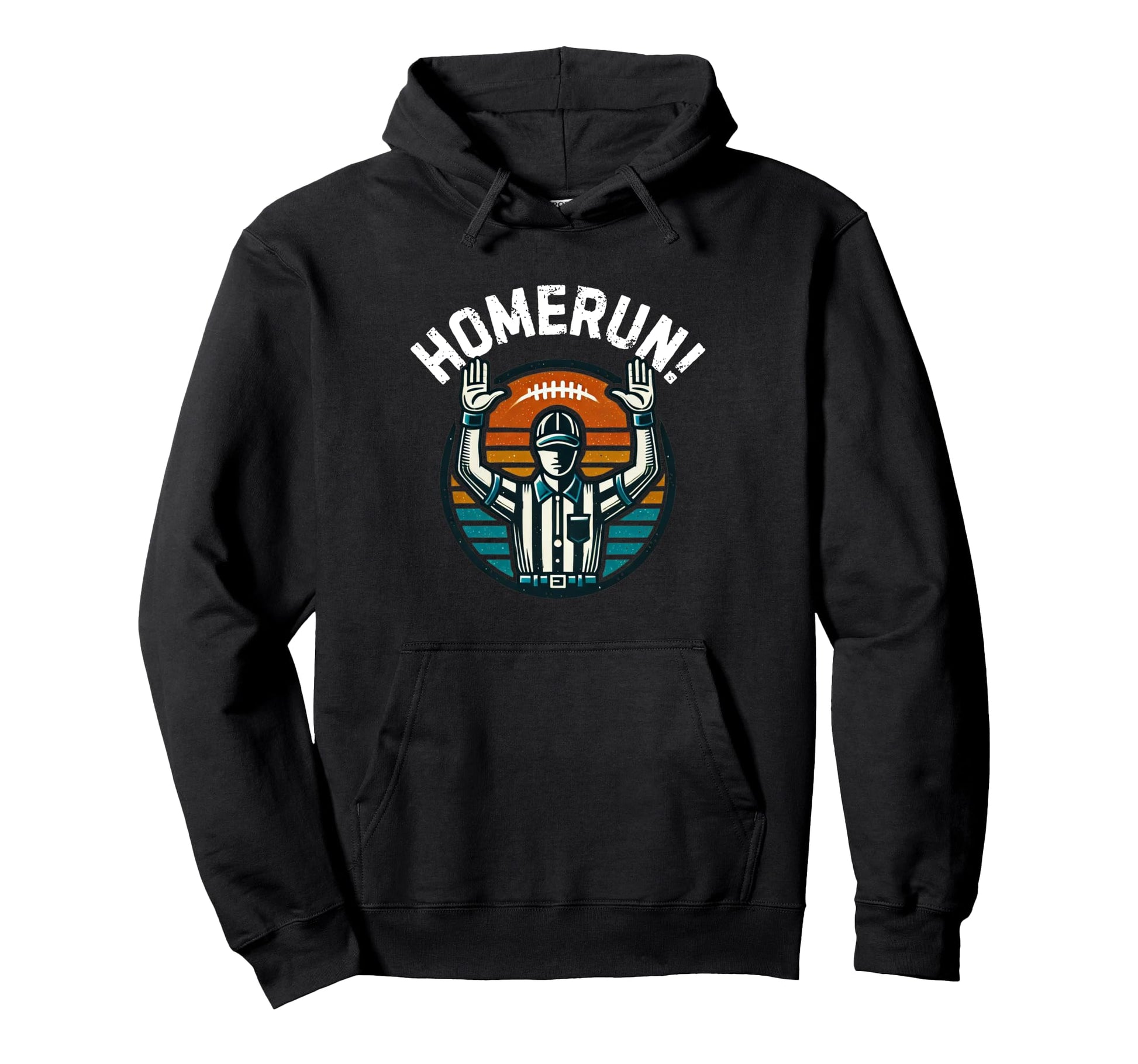 Homerun Touchdown Sports Mash Up Hoodie - Custom Art Print Men Women - T-Shirt, Sweatshirt, Hoodie