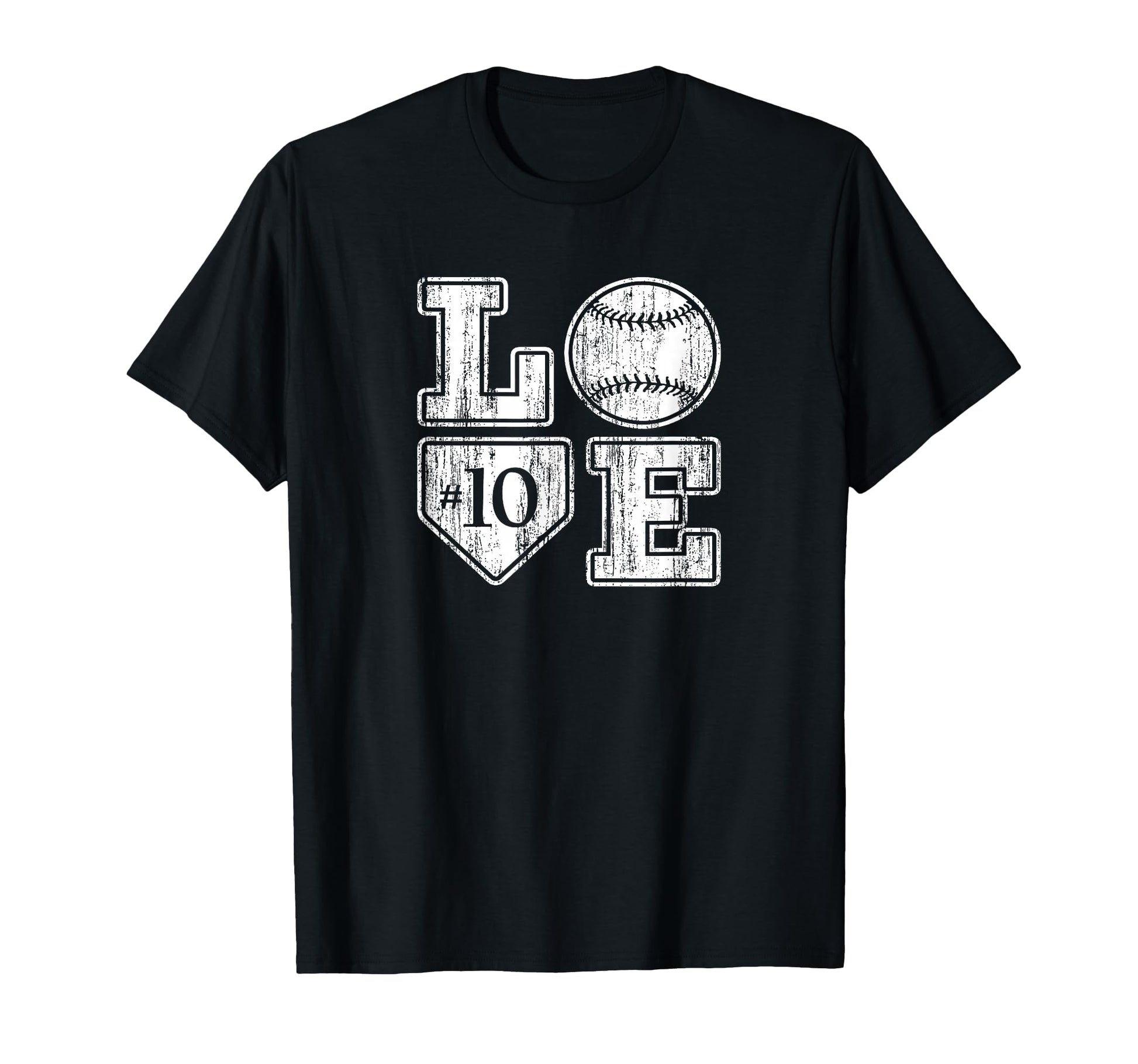 Love Baseball Softball Mom Distressed T-Shirt - Trendy Graphic Men Women - T-Shirt, Sweatshirt, Hoodie