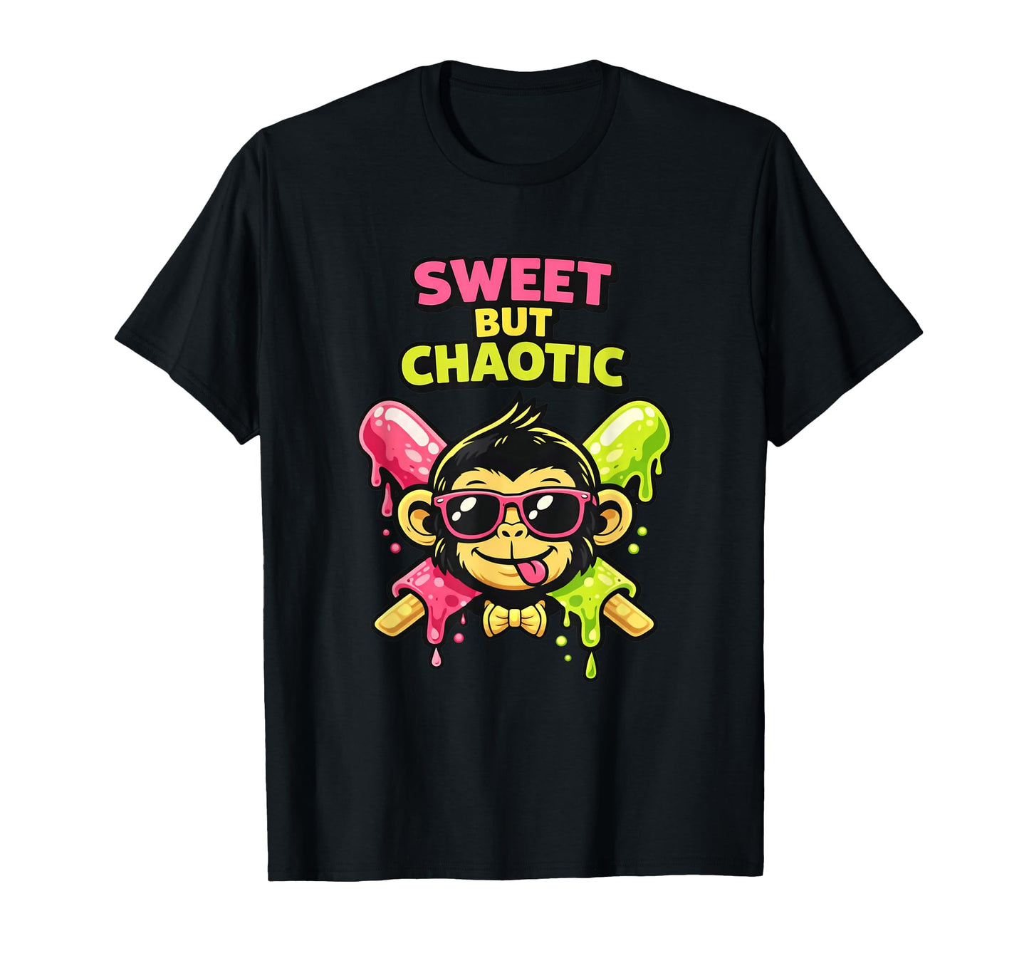 Sweet But Chaotic Baseball Monkeys T-Shirt - Trendy Graphic Men Women - T-Shirt, Sweatshirt, Hoodie