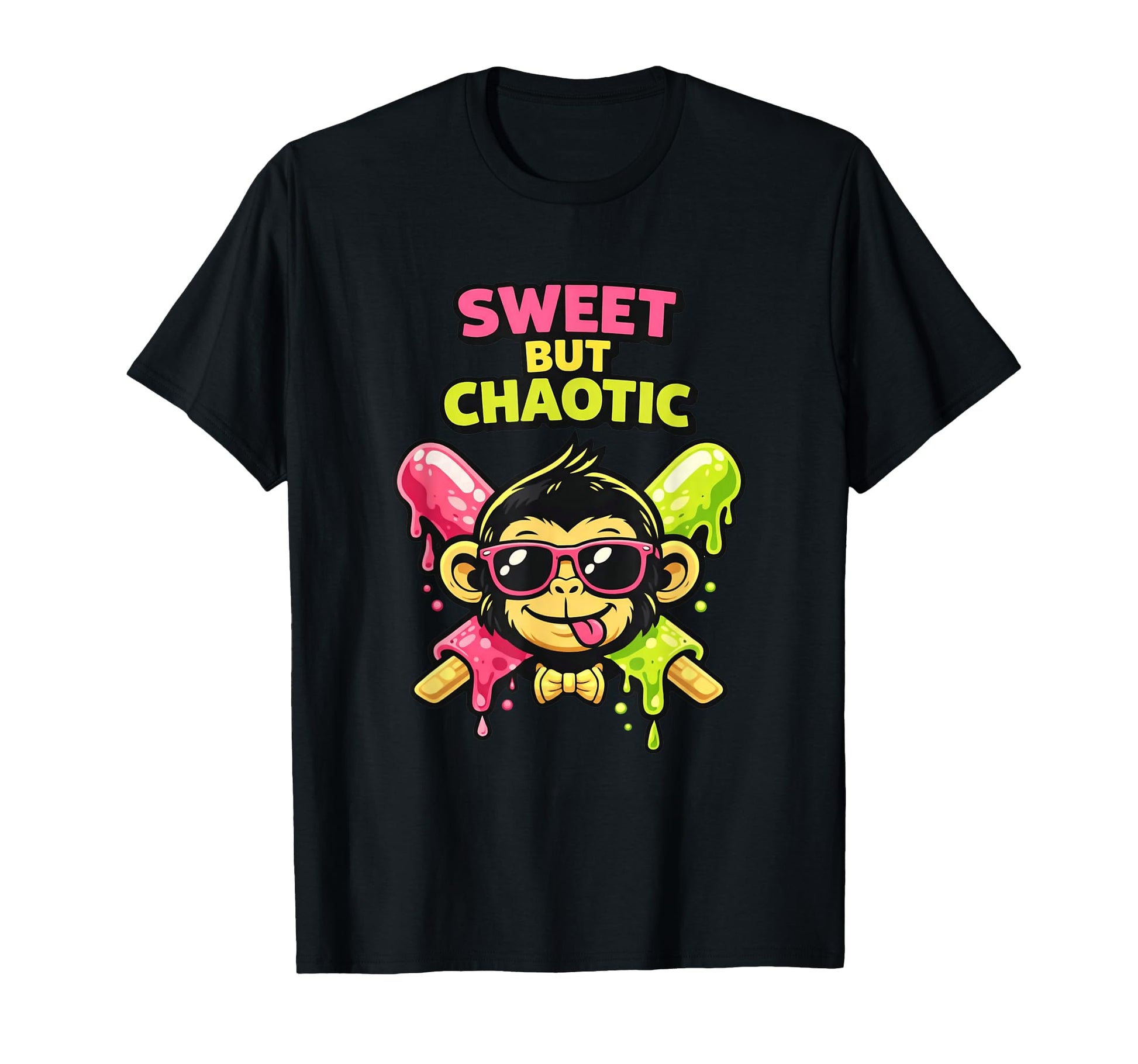 Sweet But Chaotic Baseball Monkeys T-Shirt - Trendy Graphic Men Women - T-Shirt, Sweatshirt, Hoodie