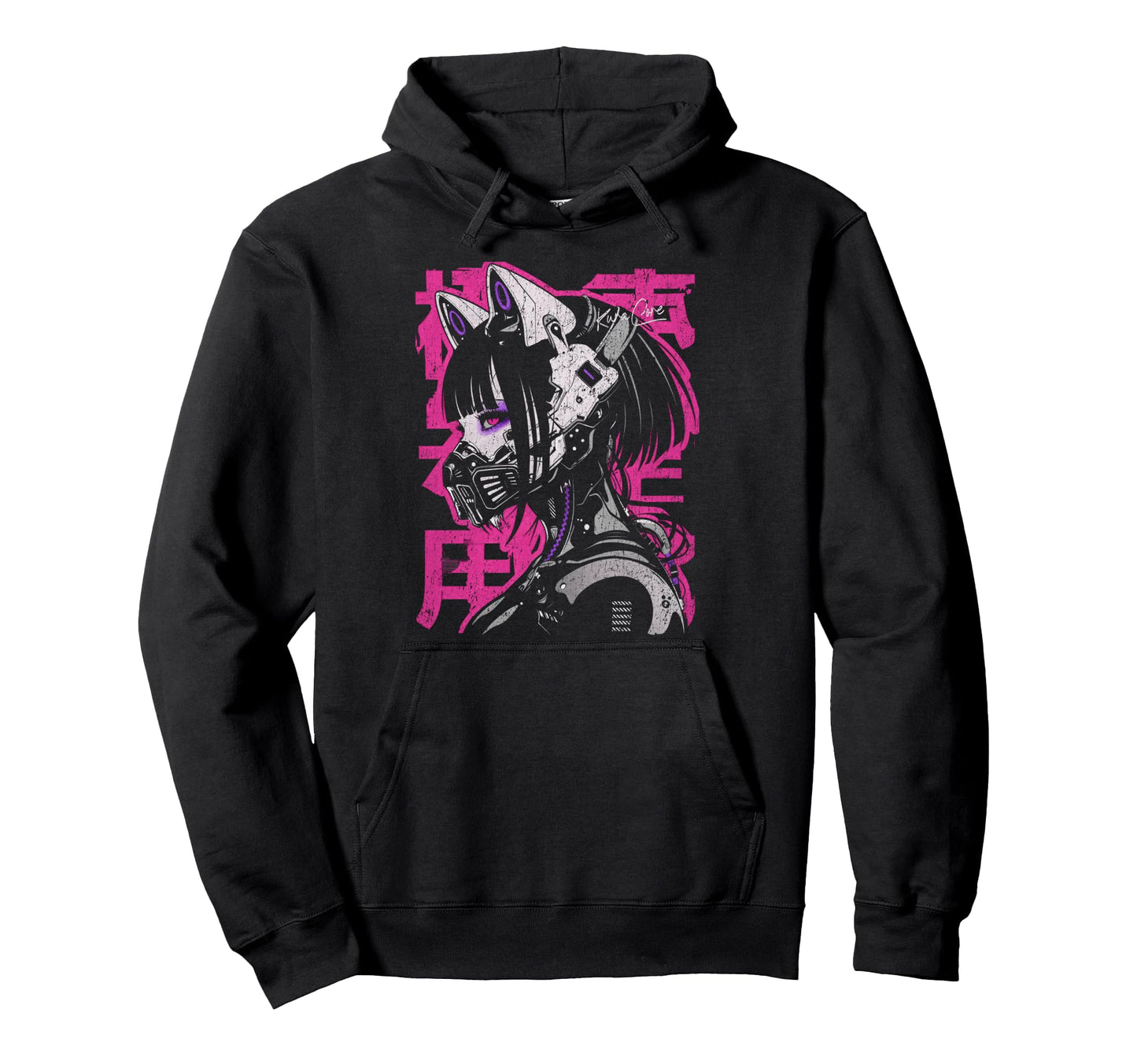 Japanese Streetwear Cyberpunk Y2K Hoodie - Trendy Graphic for Adults - T-Shirt, Sweatshirt, Hoodie