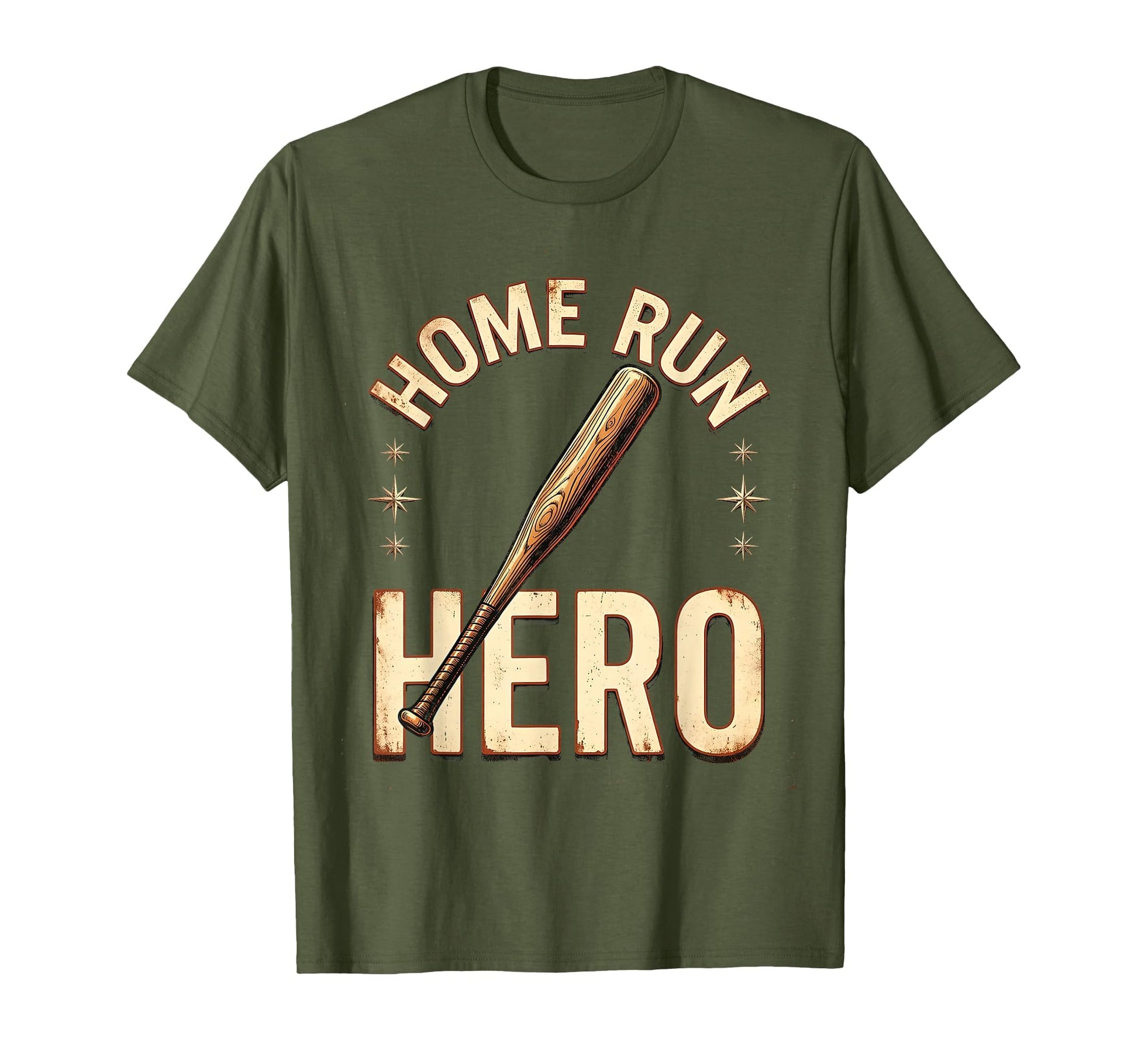 Home Run Hero Baseball Bat T-Shirt - Unique Graphic for Adults - T-Shirt, Sweatshirt, Hoodie