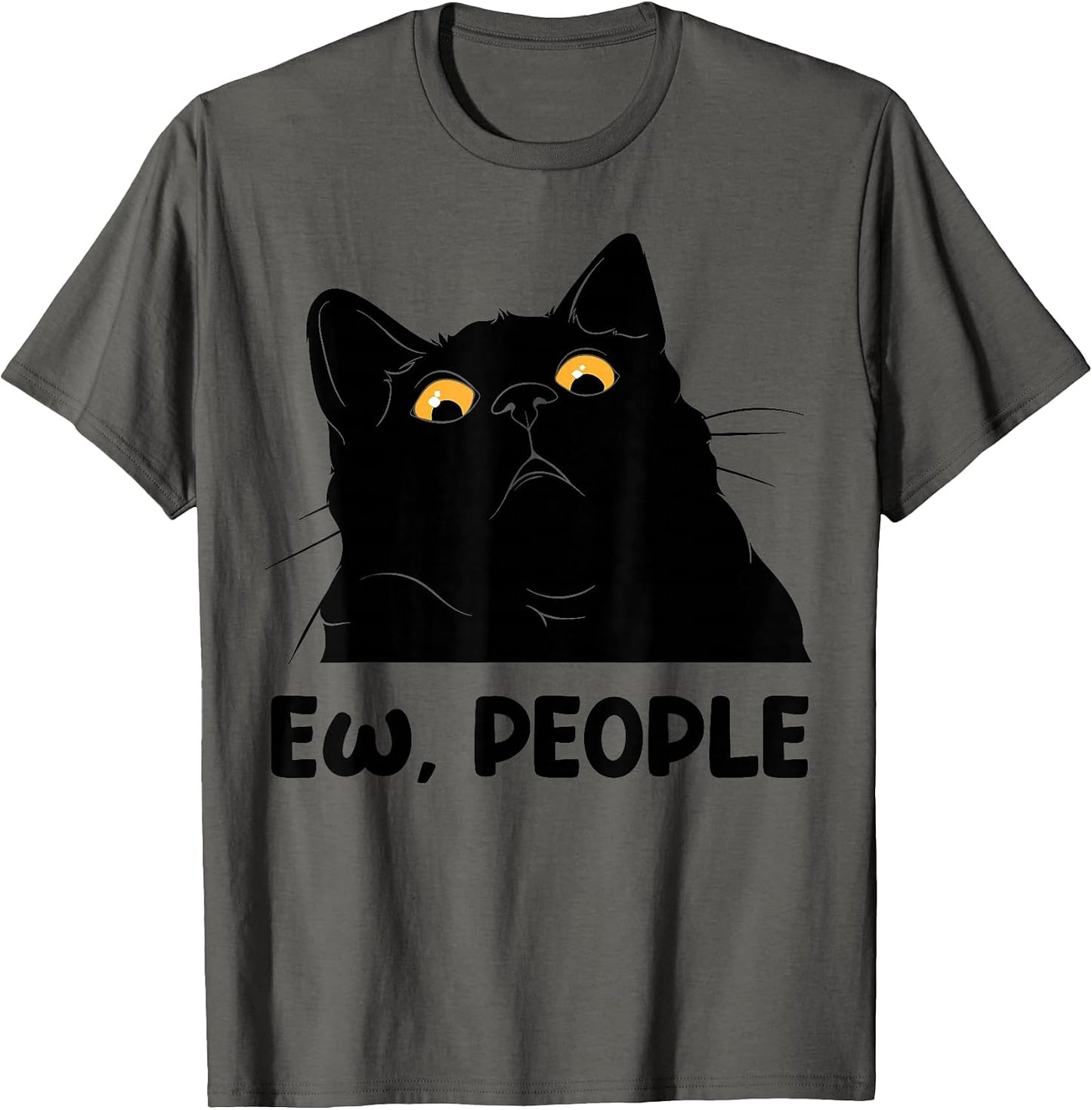 Ew People Funny Black Cat Lover for Women Men Fun - Adult & Kids T-Shirts, Sweatshirts & Hoodies apparel design preview 1