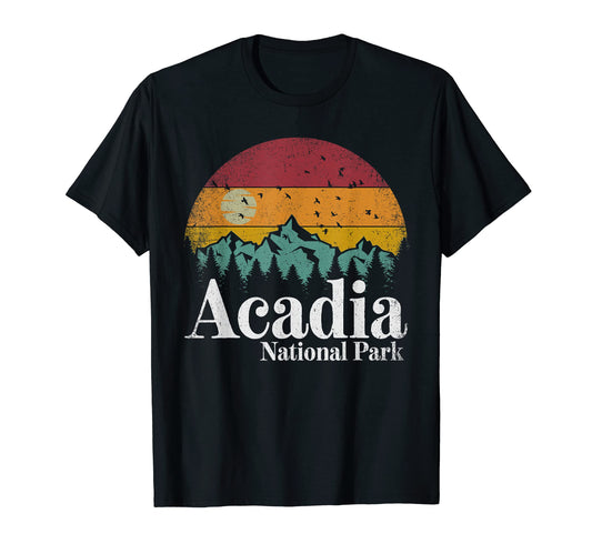 Acadia National Park Hiking Camping T-Shirt - Trendy Graphic for Adults - T-Shirt, Sweatshirt, Hoodie