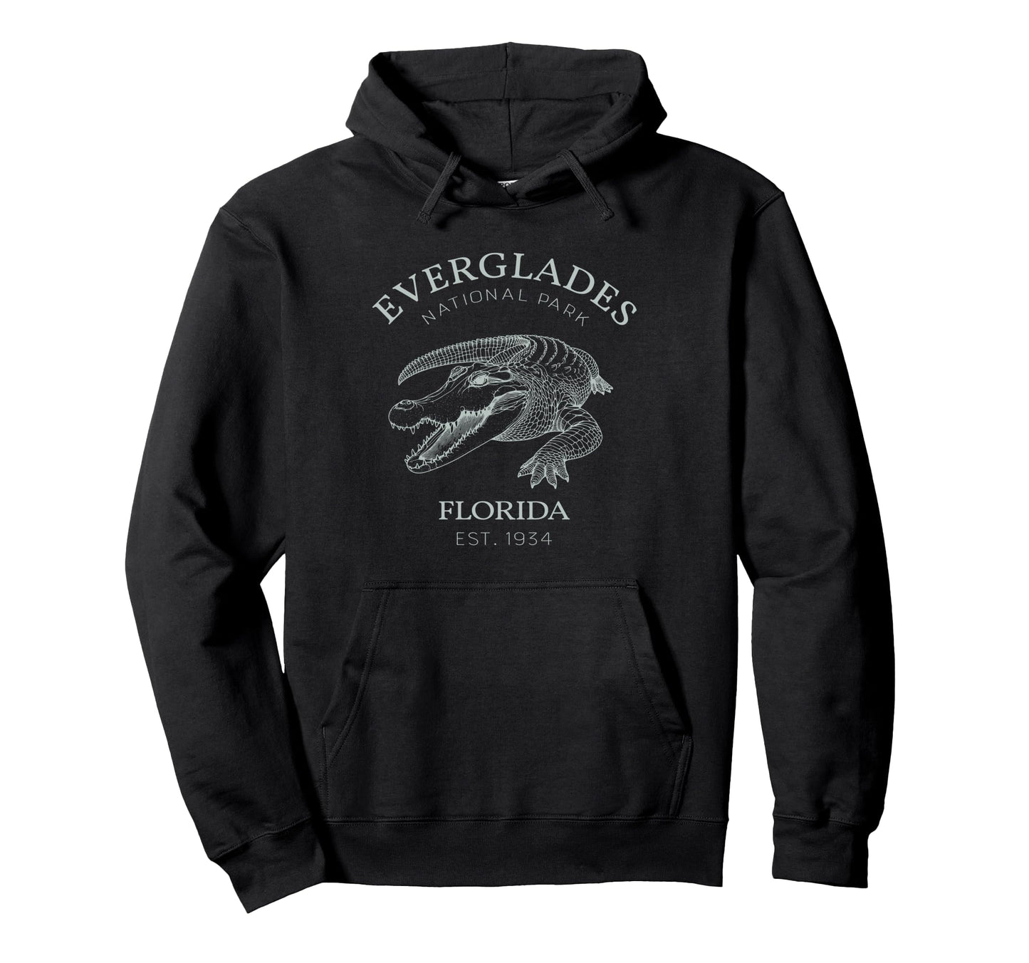 Everglades National Park Alligators Hoodie - Novelty Apparel Men Women - T-Shirt, Sweatshirt, Hoodie