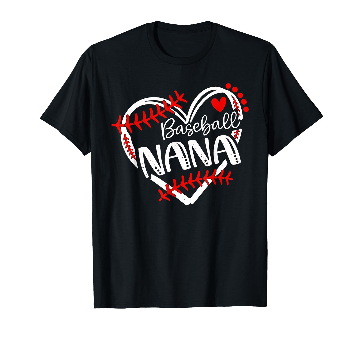 Baseball Nana Proud Grandma Baseball T-Shirt - Unique Graphic Men Women - T-Shirt, Sweatshirt, Hoodie