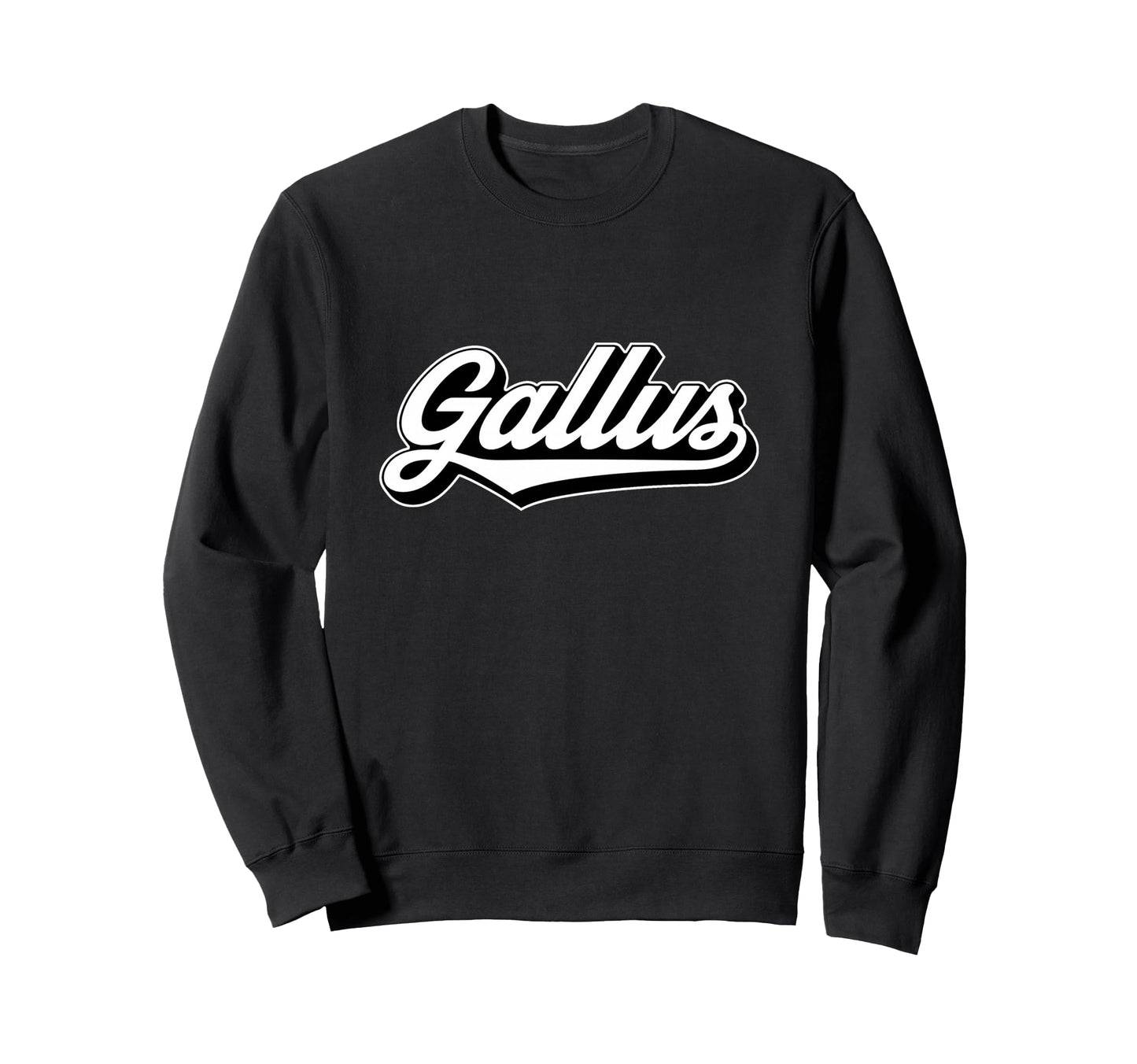 Gallus Scottish Slang Bold Script Sweatshirt - Unique Graphic for Adults - T-Shirt, Sweatshirt, Hoodie