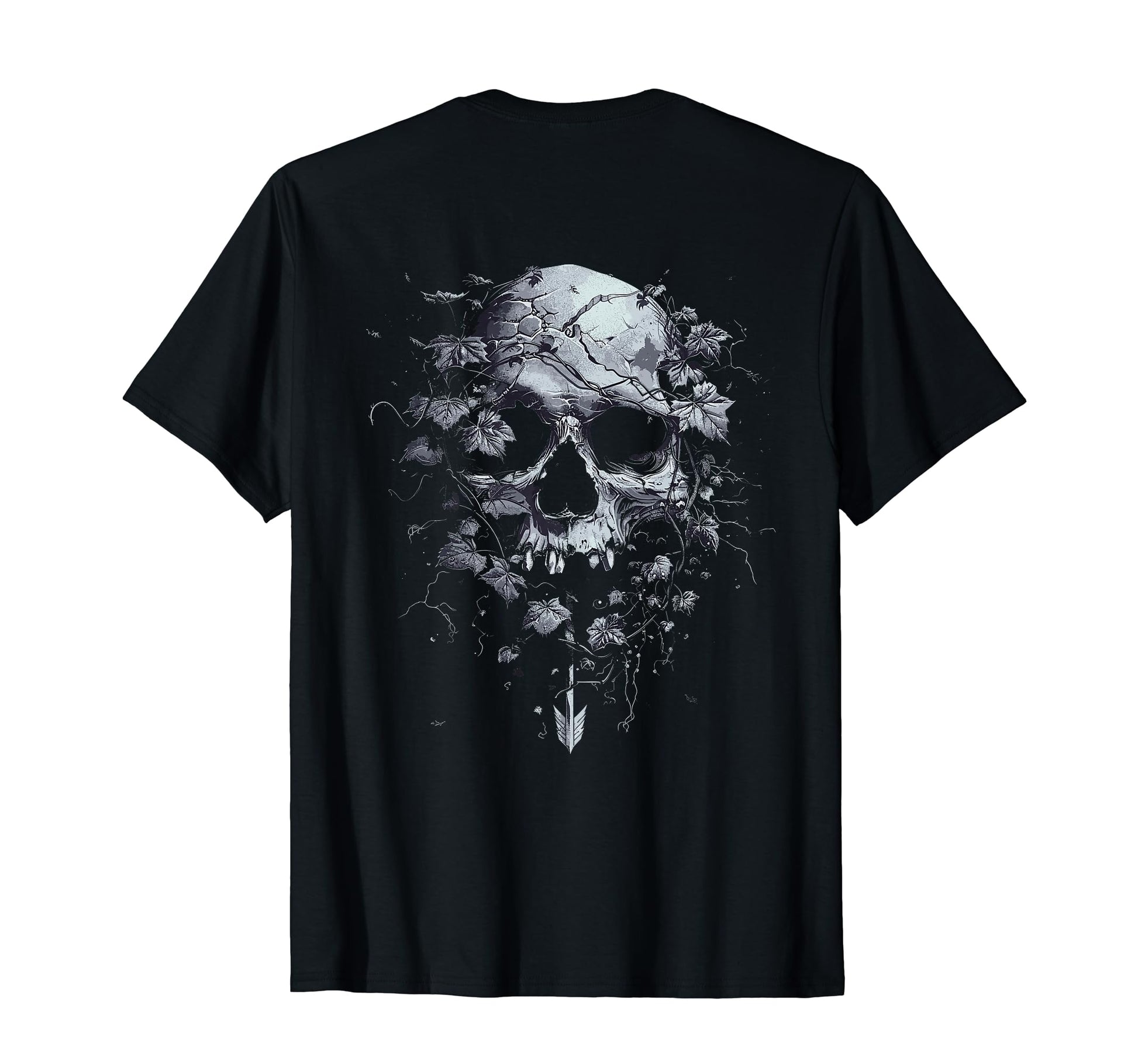 Skull Back Printed T-Shirt - Graphic Print for Adults - T-Shirt, Sweatshirt, Hoodie