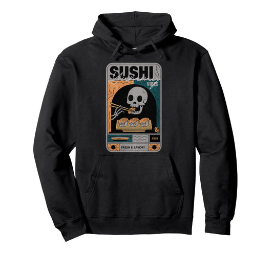 Aesthetic Streetwear Skull Hoodie - Aesthetic Graphic Unisex - T-Shirt, Sweatshirt, Hoodie