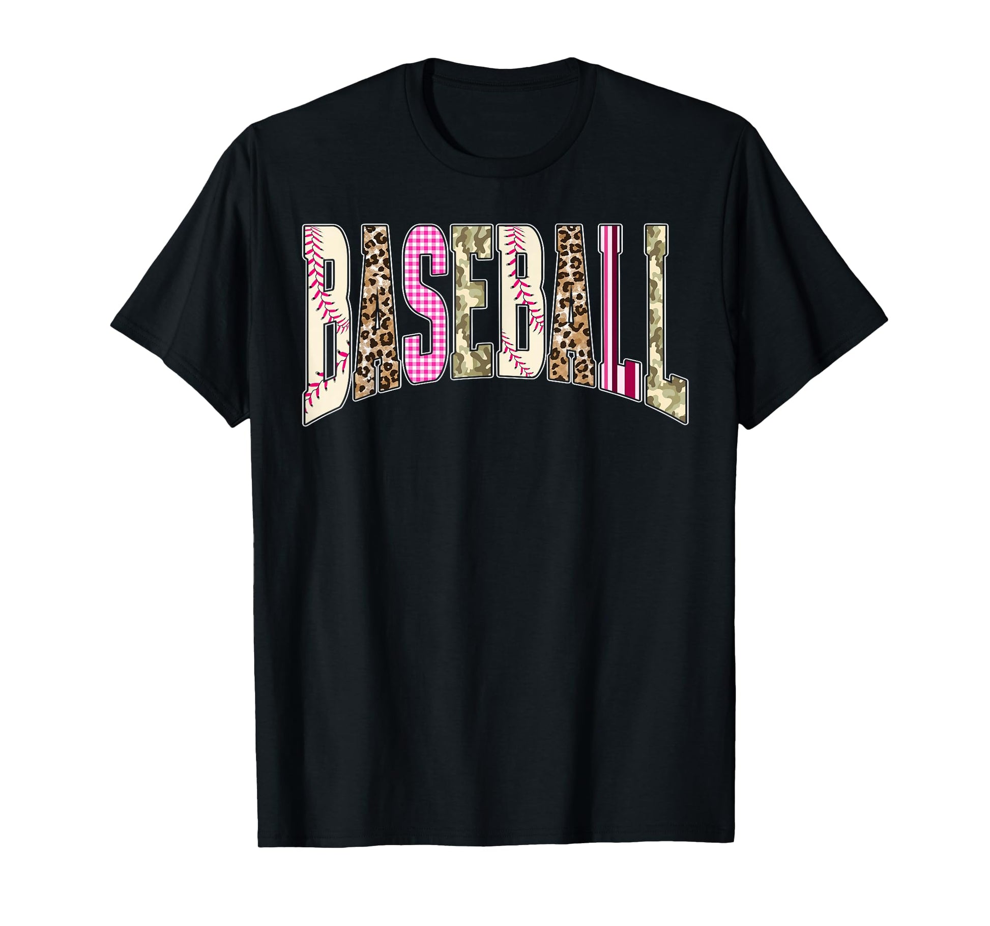 Leopard Camo Game Day Baseball T-Shirt - Casual Everyday Wear Unisex - T-Shirt, Sweatshirt, Hoodie