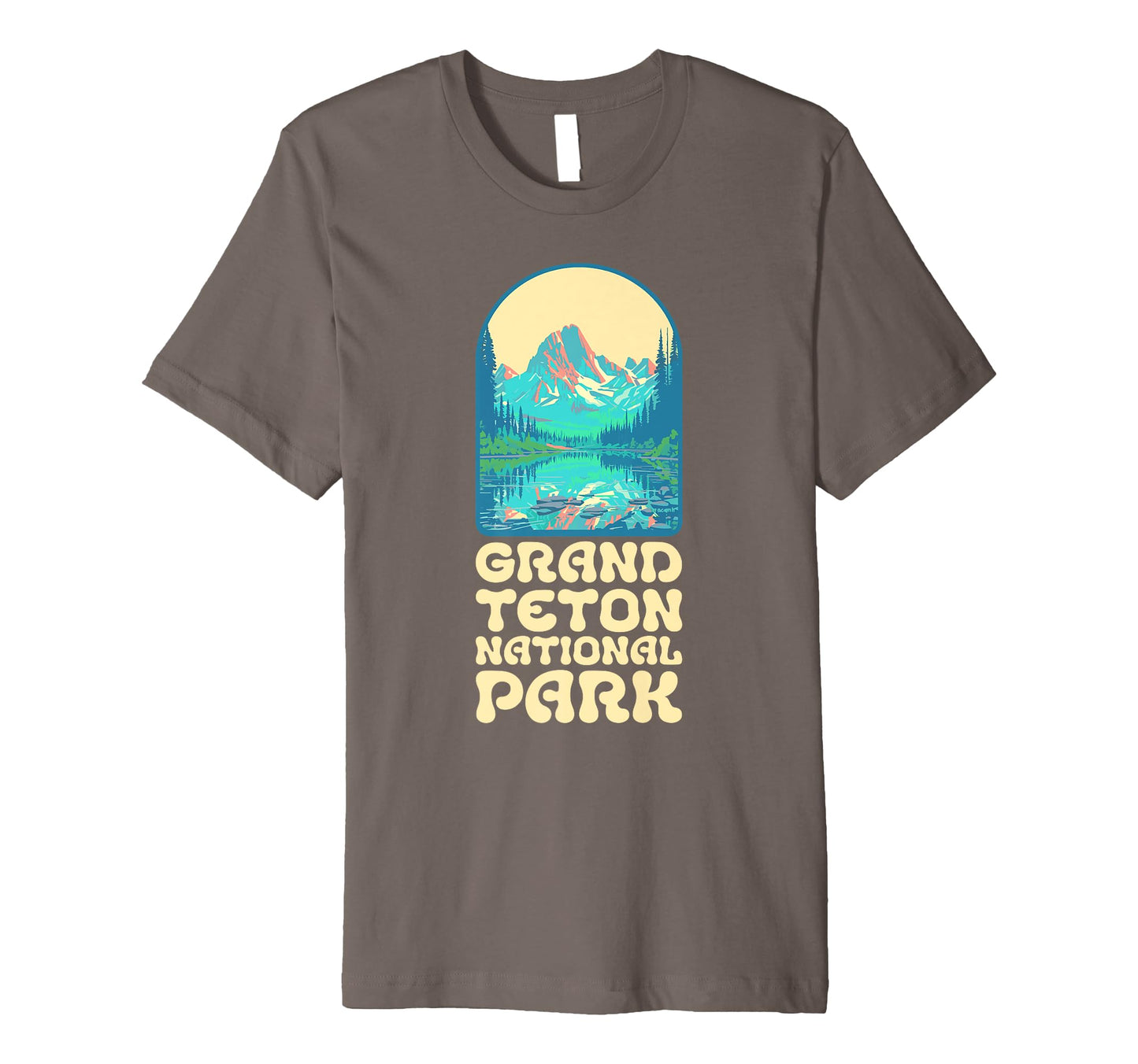 Grand Teton National Park Eighties Vibe T-Shirt - Graphic Print Unisex - T-Shirt, Sweatshirt, Hoodie