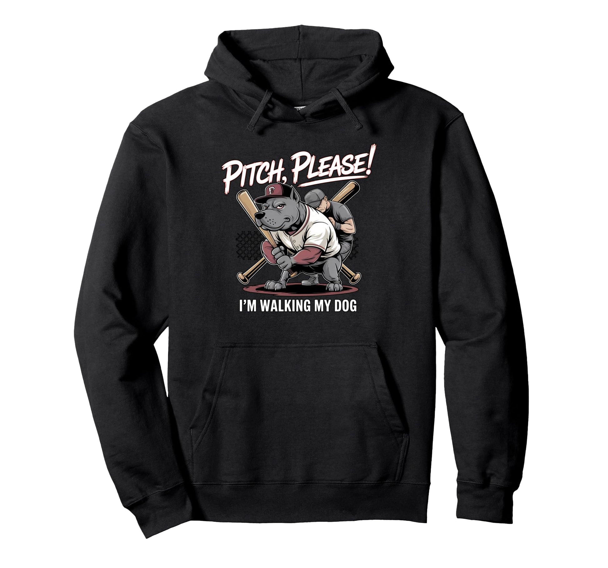 Pet Pitch Please Im Walking My Dog Hoodie - Streetwear Style Men Women - T-Shirt, Sweatshirt, Hoodie