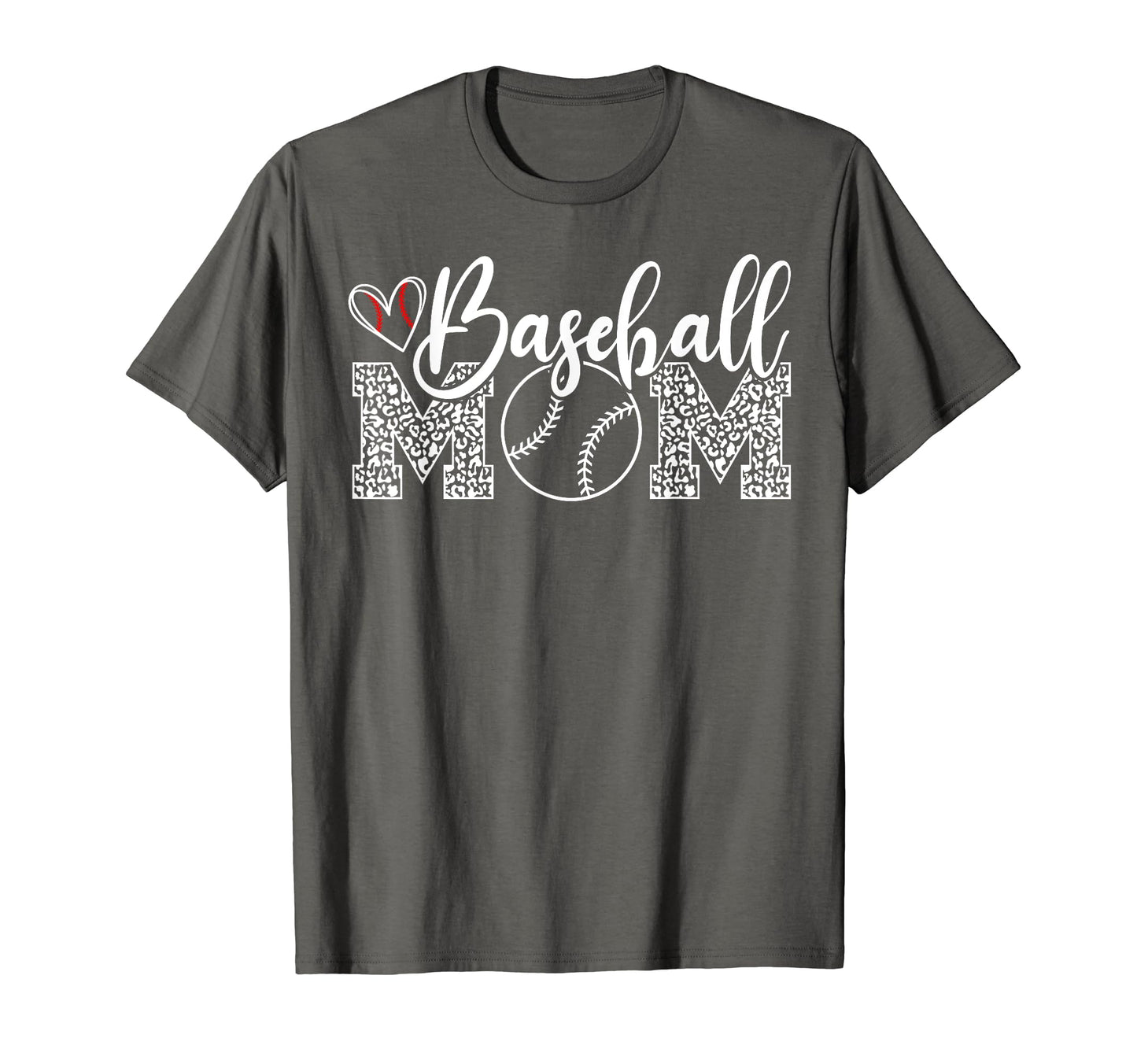Baseball Mom Leopard Game Day Funny T-Shirt - Aesthetic Graphic Men Women - T-Shirt, Sweatshirt, Hoodie