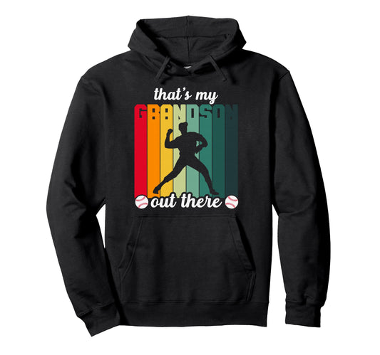 Baseball Grandfather Soft Ball Hoodie - Fun Novelty Design Men Women - T-Shirt, Sweatshirt, Hoodie