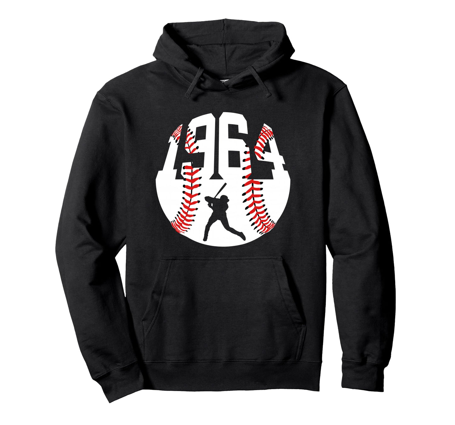 1964 Baseball 62Nd Birthday Hoodie - Graphic Print for Adults - T-Shirt, Sweatshirt, Hoodie
