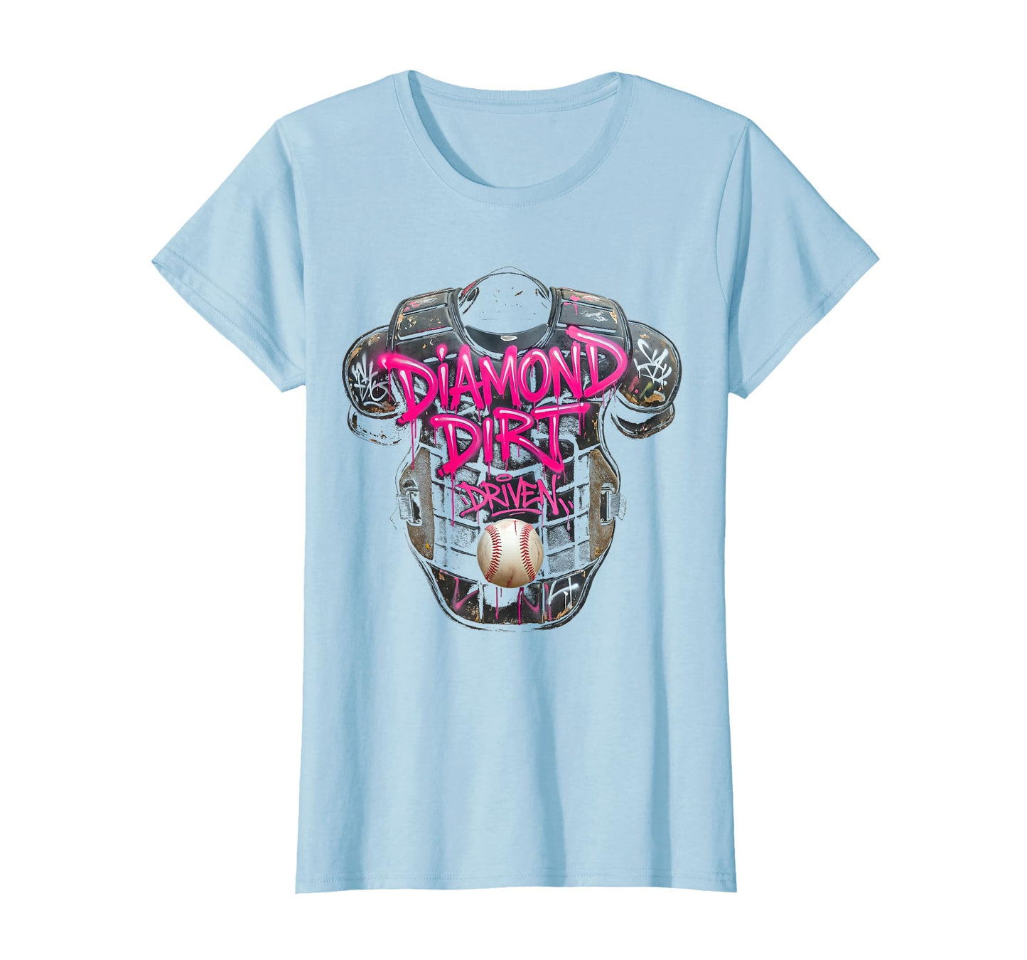 Diamond Dirt Driven Baseball Mom T-Shirt - Minimalist Print for Adults - T-Shirt, Sweatshirt, Hoodie