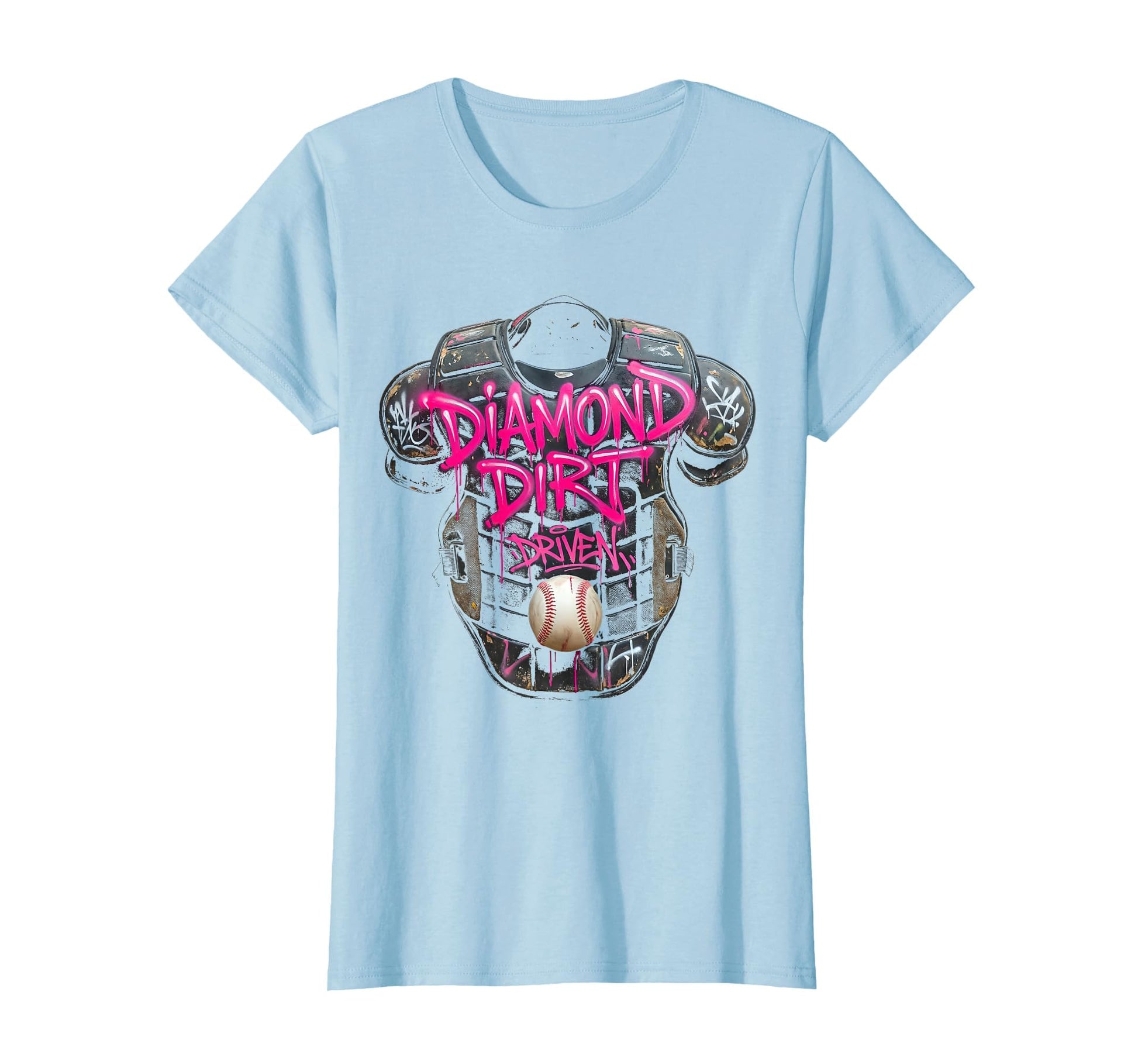Diamond Dirt Driven Baseball Mom T-Shirt - Minimalist Print for Adults - T-Shirt, Sweatshirt, Hoodie