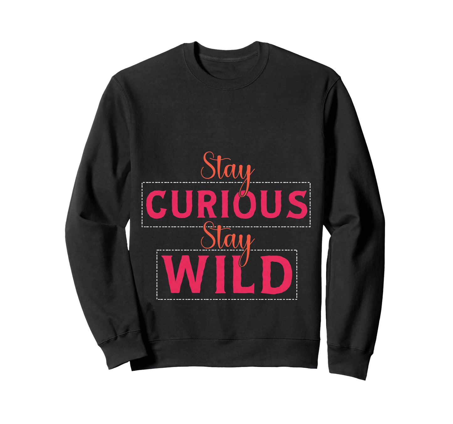 Adventure Typography Sweatshirt - Fun Novelty Design Men Women - T-Shirt, Sweatshirt, Hoodie