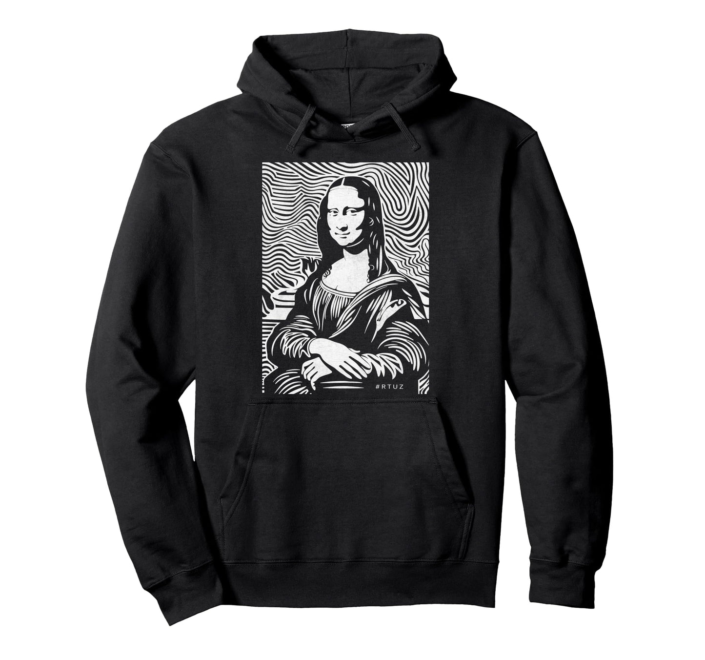 Mona Lisa Aesthetic Y2K Streetwear Hoodie - Casual Everyday Wear Unisex - T-Shirt, Sweatshirt, Hoodie