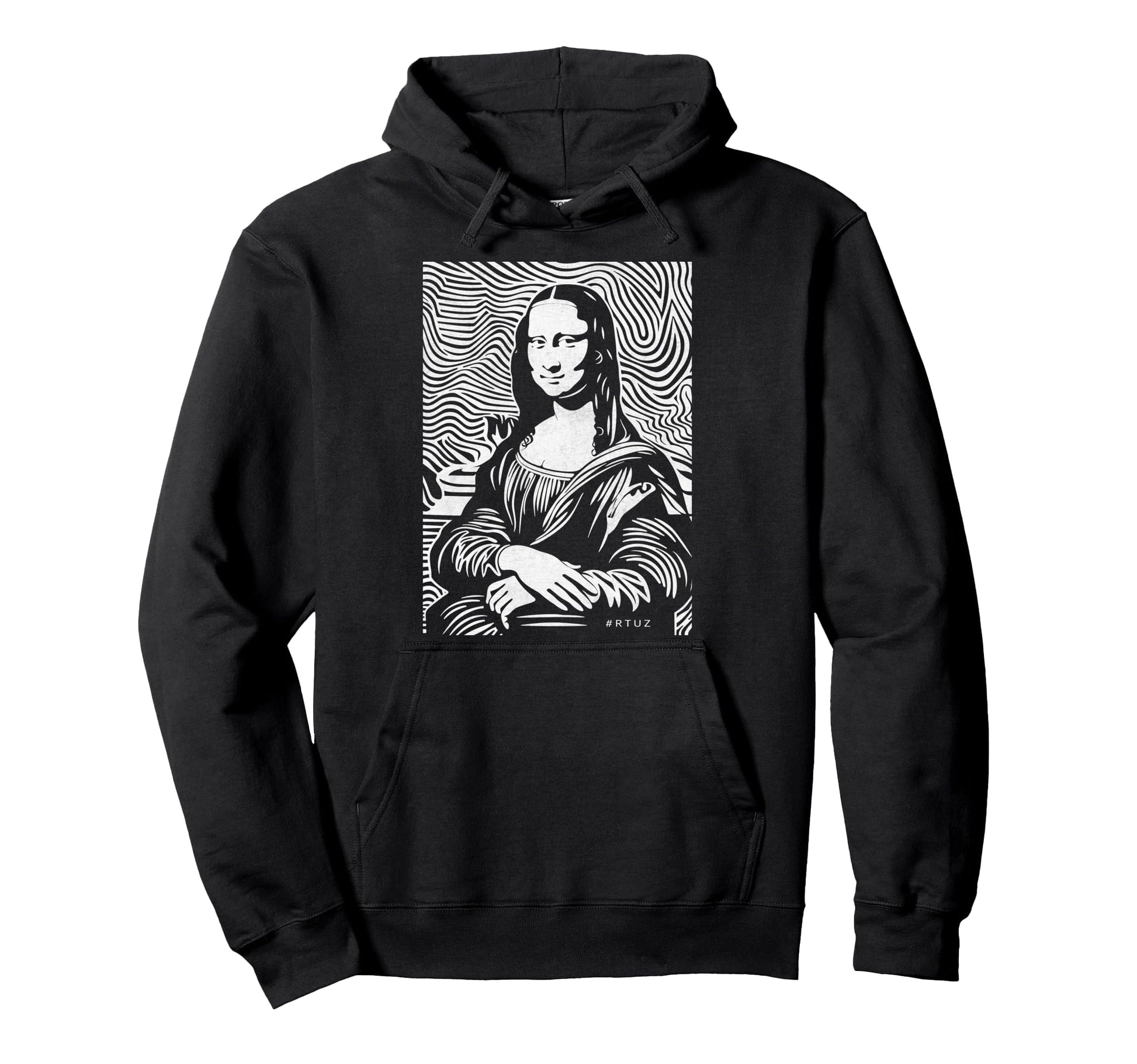 Mona Lisa Aesthetic Y2K Streetwear Hoodie - Casual Everyday Wear Unisex - T-Shirt, Sweatshirt, Hoodie