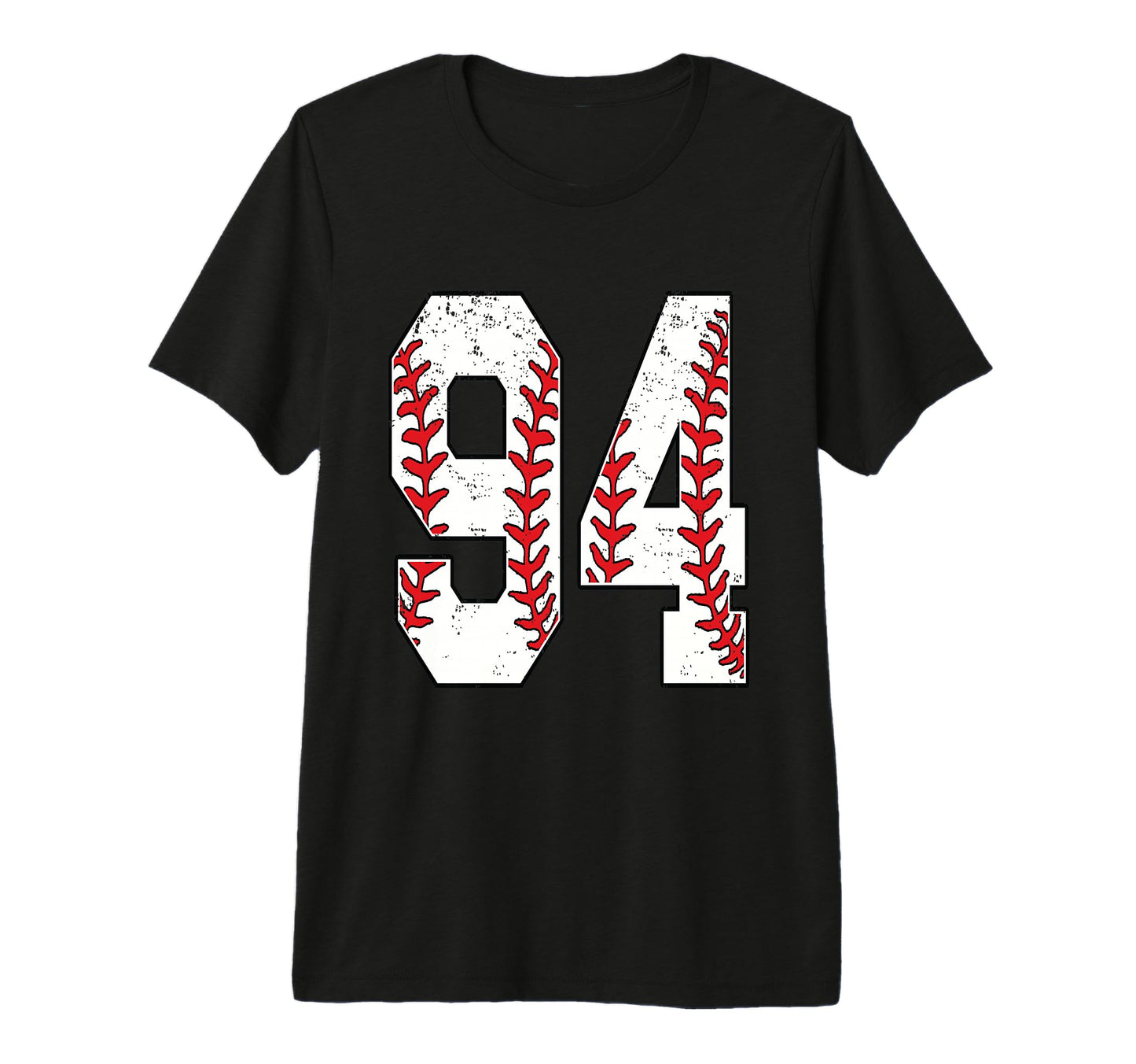 Number 94 Baseball 94 Jersey Number T-Shirt - Aesthetic Graphic for Adults - T-Shirt, Sweatshirt, Hoodie