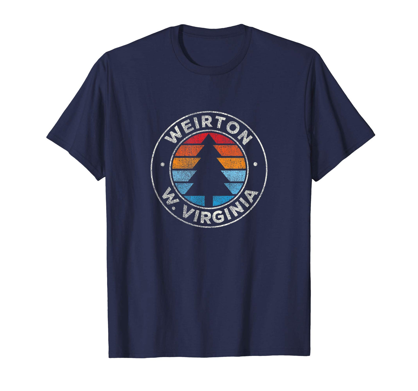Weirton West Virginia Wv 70S T-Shirt - Novelty Apparel for Adults - T-Shirt, Sweatshirt, Hoodie