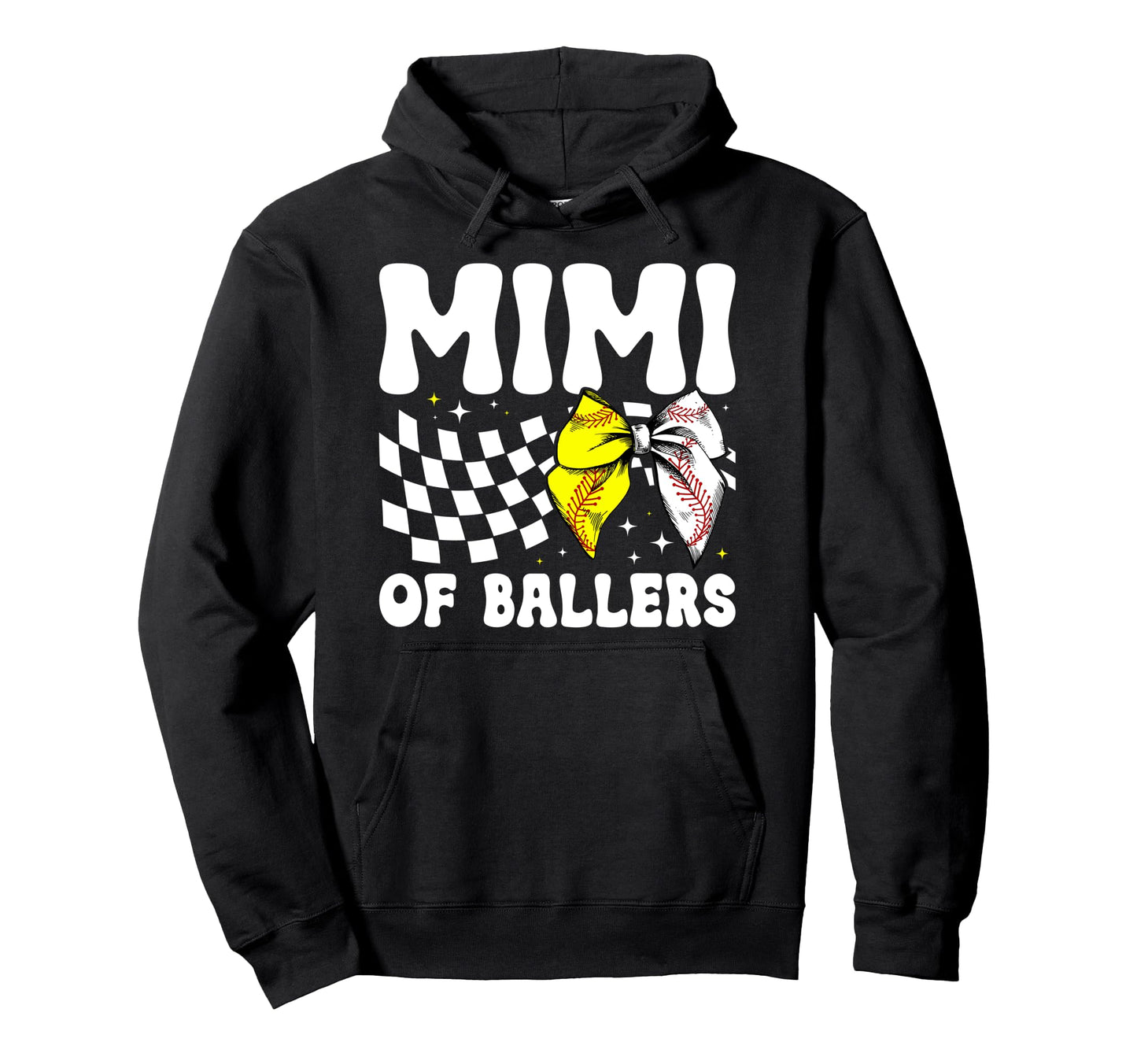 Mimi Ballers Coquette Baseball Hoodie - Custom Art Print for Adults - T-Shirt, Sweatshirt, Hoodie