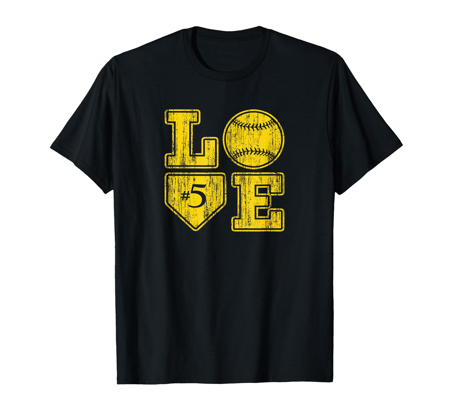 Love Baseball Softball Mom Distressed T-Shirt - Unique Graphic Men Women - T-Shirt, Sweatshirt, Hoodie